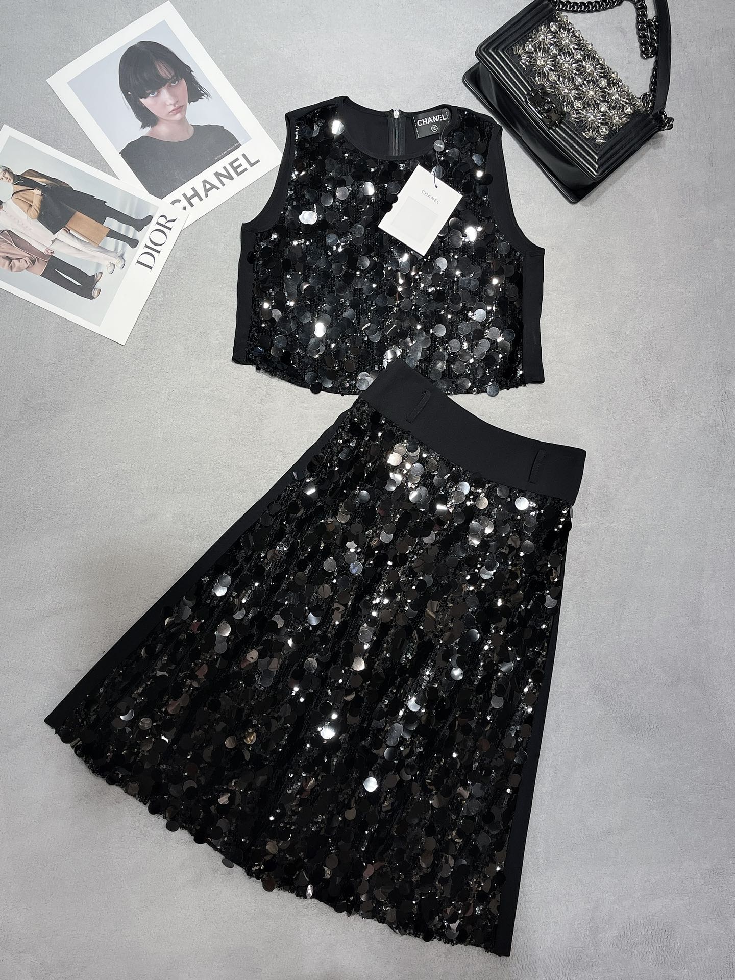 女性シャネル 2026SS春夏 上下服セット セットアップ