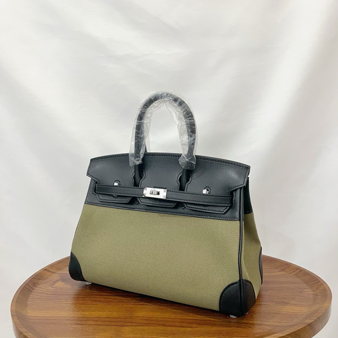 パーフェクトエルメス通販 Brikin バイカラーバーキン25cm? 手仕事 wax 2604
