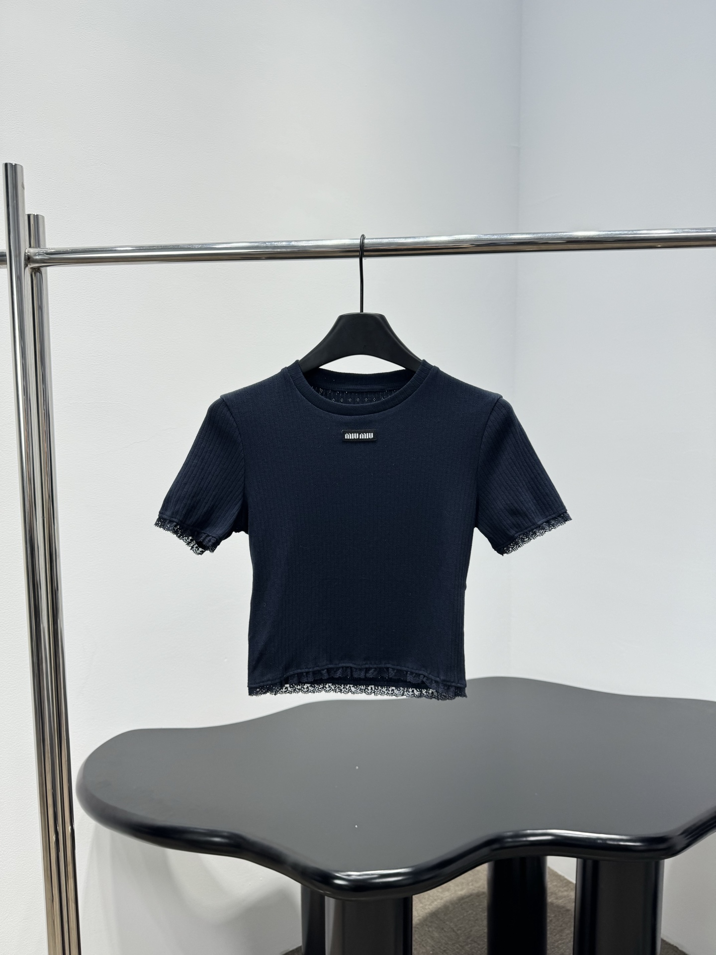 女性ミュウミュウ 春夏 半袖Tシャツ トップス