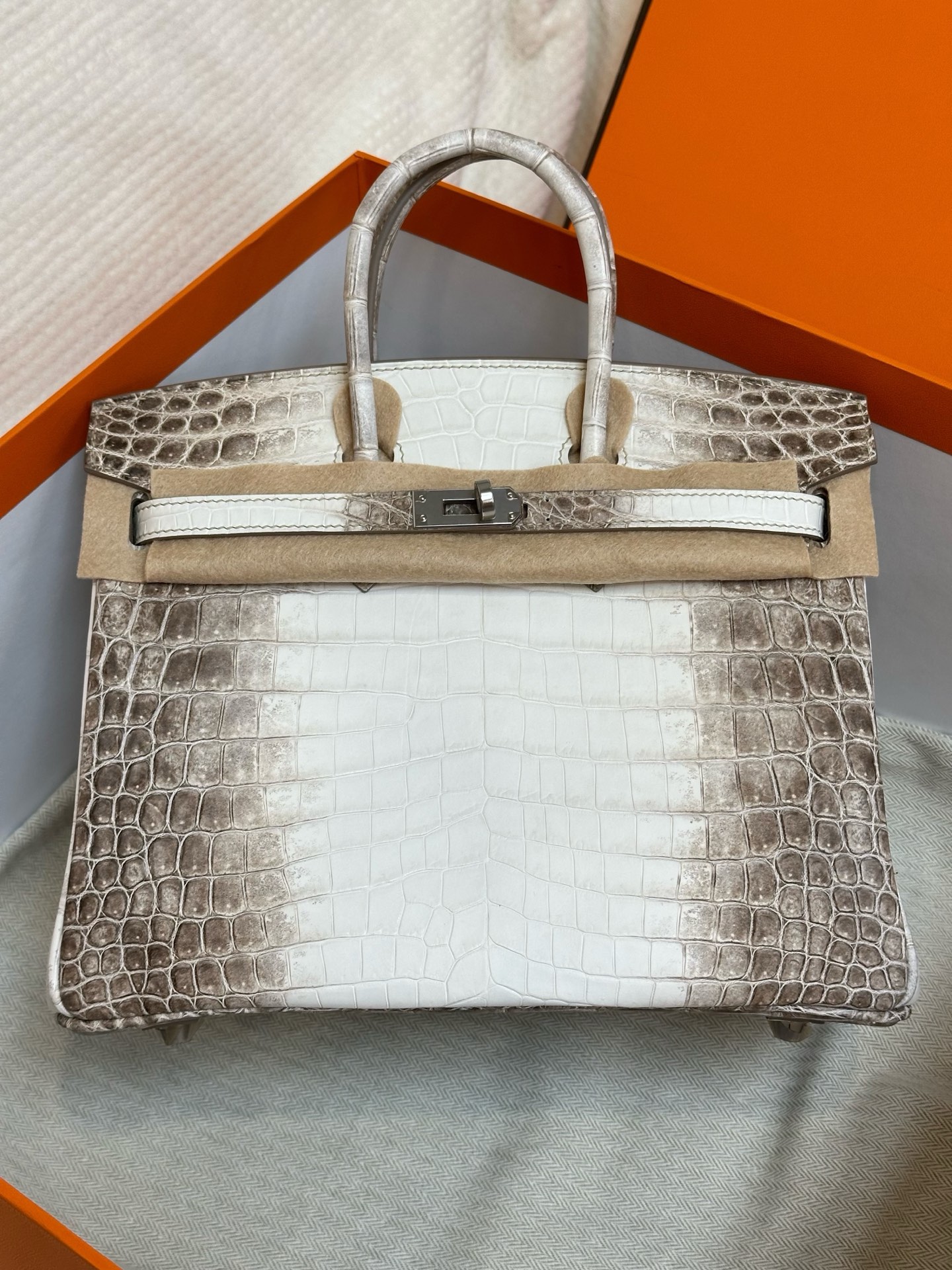 エルメス 最高品質バーキン25cm BIRKIN クロコ 全手作り wax? 個人仕様