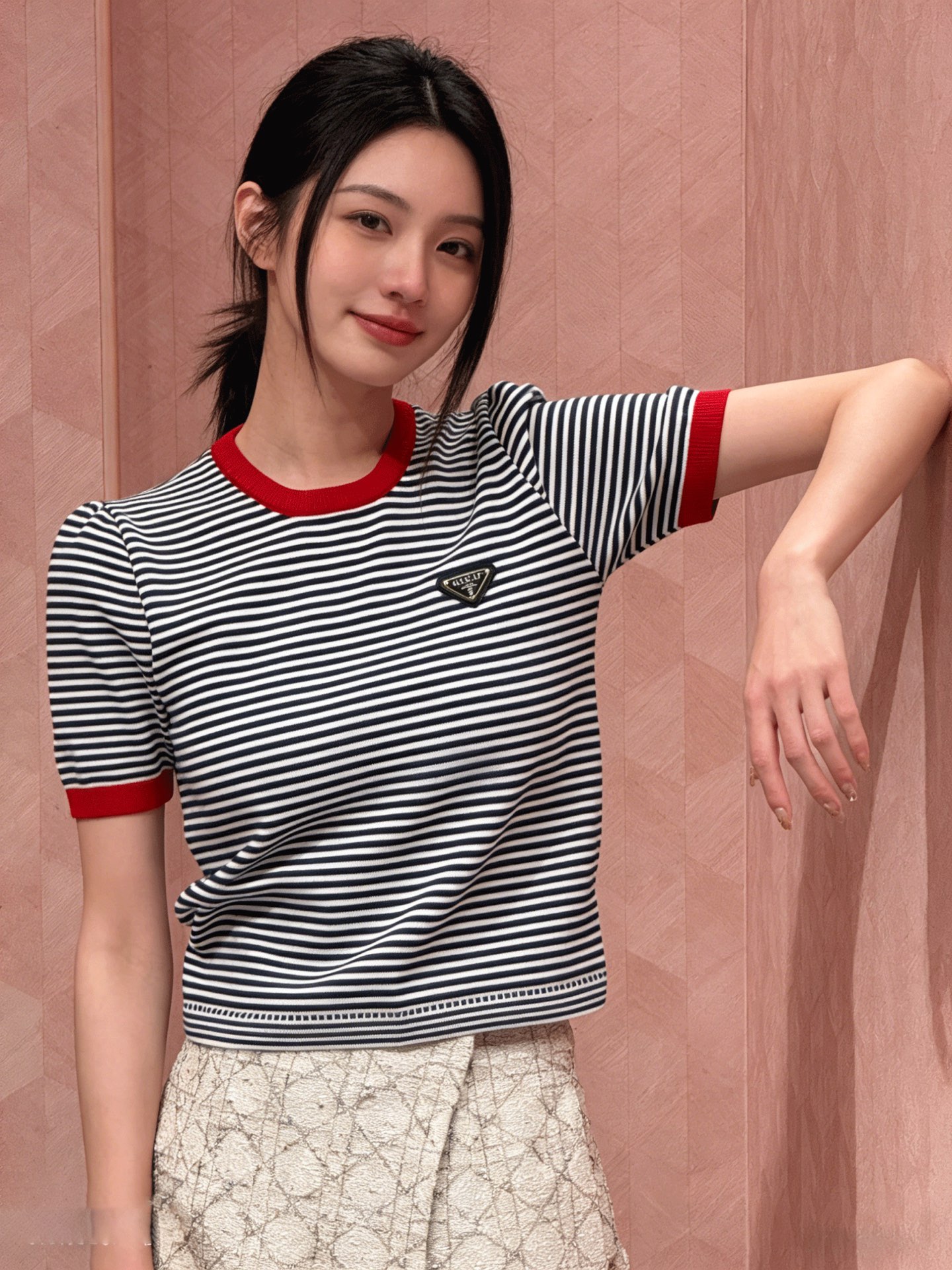 女性プラダ 2026SS春夏 半袖Tシャツ トップス