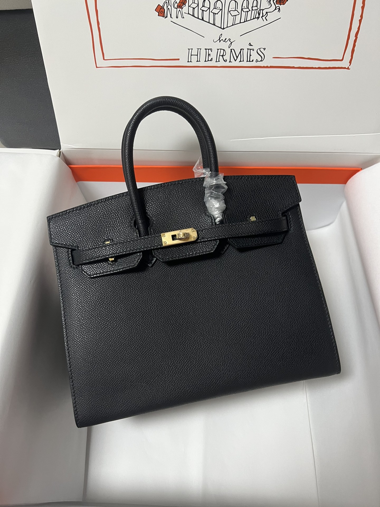 エルメス バーキン 半手作り birkin sellier Epsom 25/30 cm 外縫い