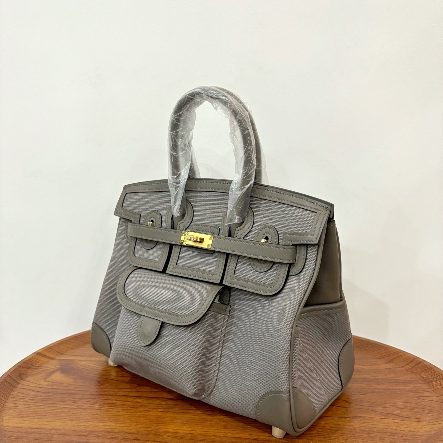 エルメス 全手作りBirkin Cargo?バーキンカーゴ25 2604BLJ2150-B