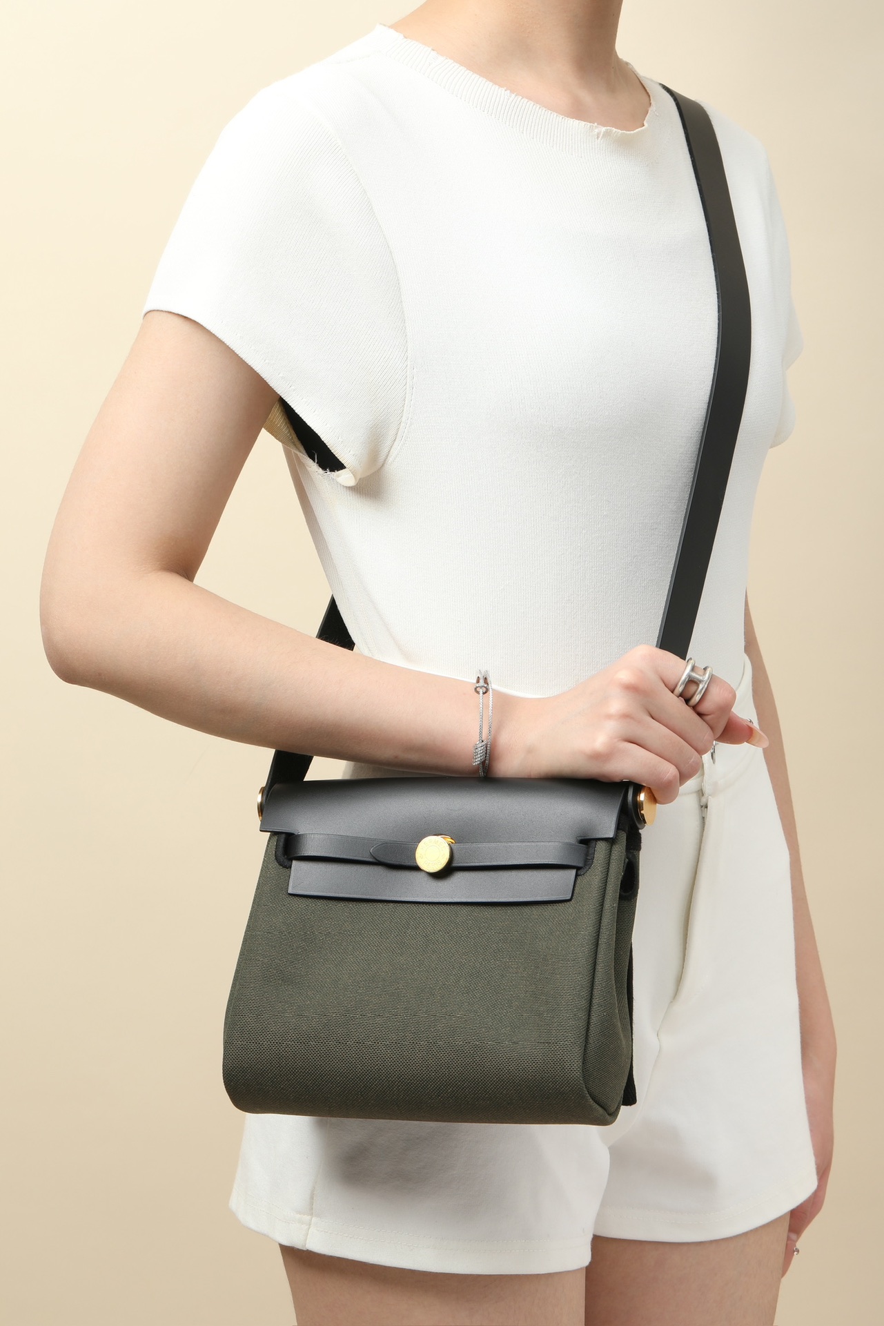エルメス Mini herbag 20CM ショルダーバッグ?ポシェット2604BLJ850-h