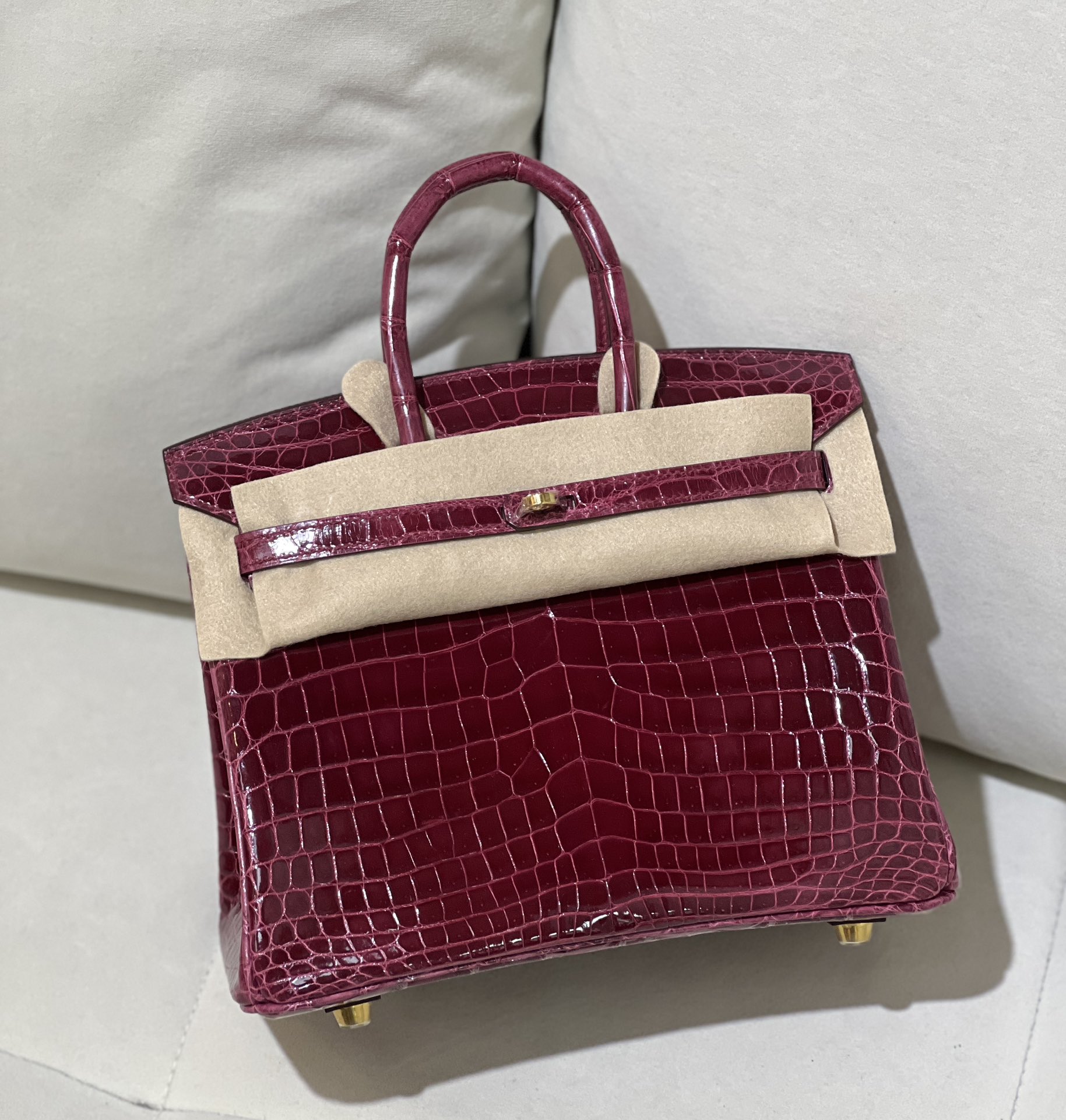 エルメス 最高品質バーキン25cm BIRKIN クロコ 全手作り wax? 個人仕様