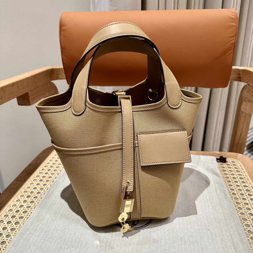 エルメス ピコタンロック 手作り Cargo picotin 18cm swift 260BLJ900-pi