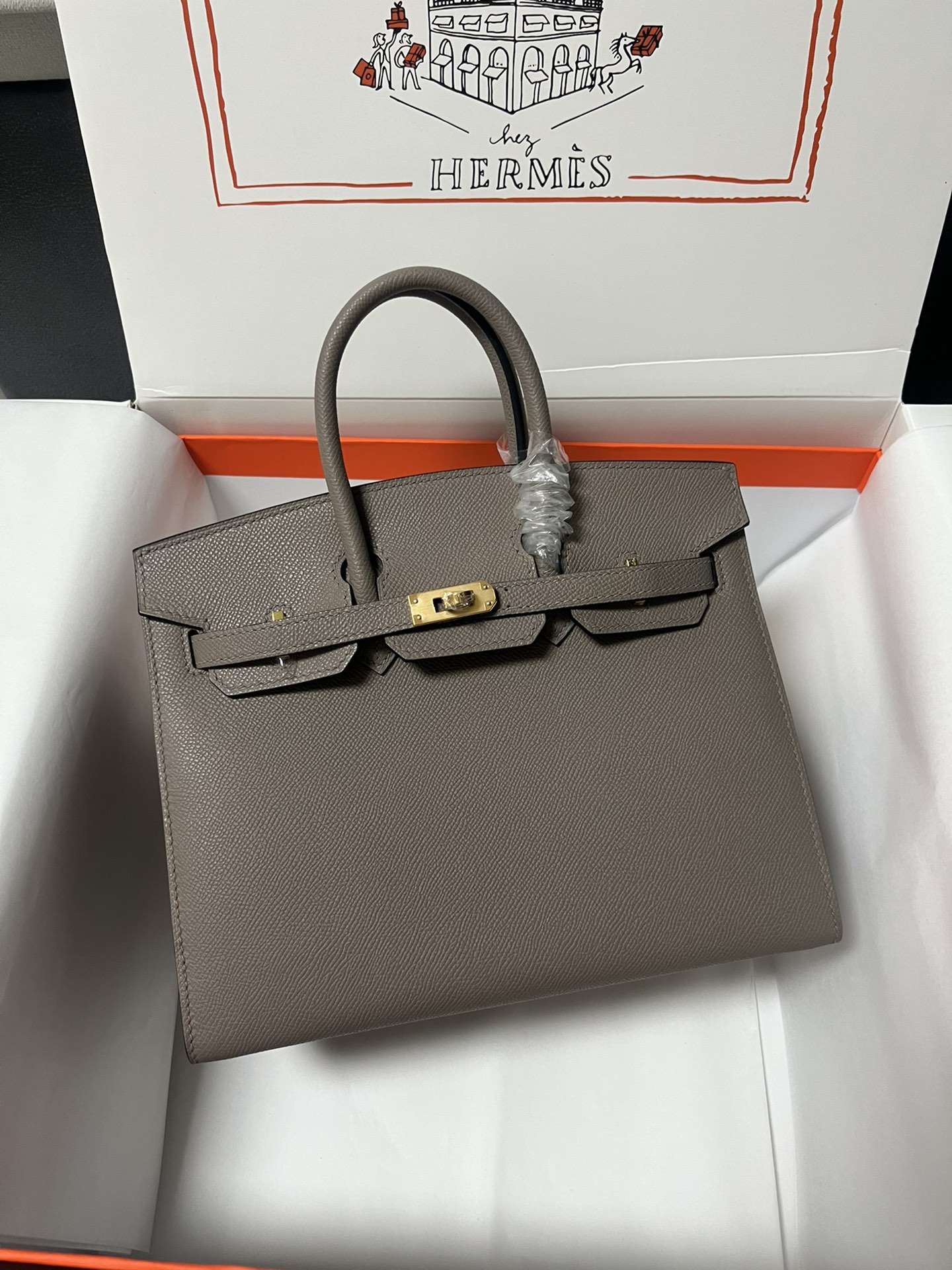 エルメス バーキン 半手作り birkin sellier Epsom 25/30 cm 外縫い
