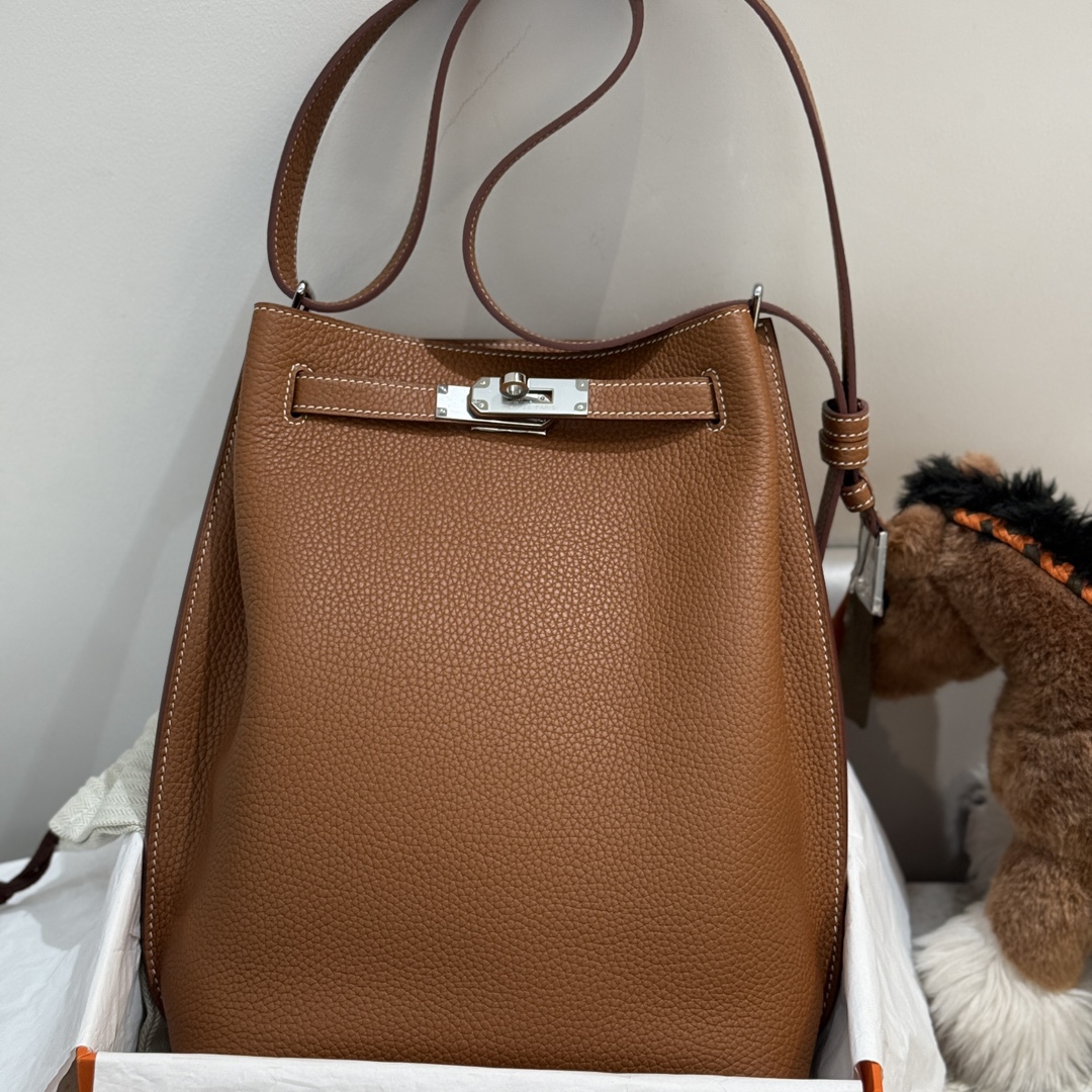 エルメス so kelly 22CM togo 手作り wax ワックス Shoulder Bag 2604TDJ00