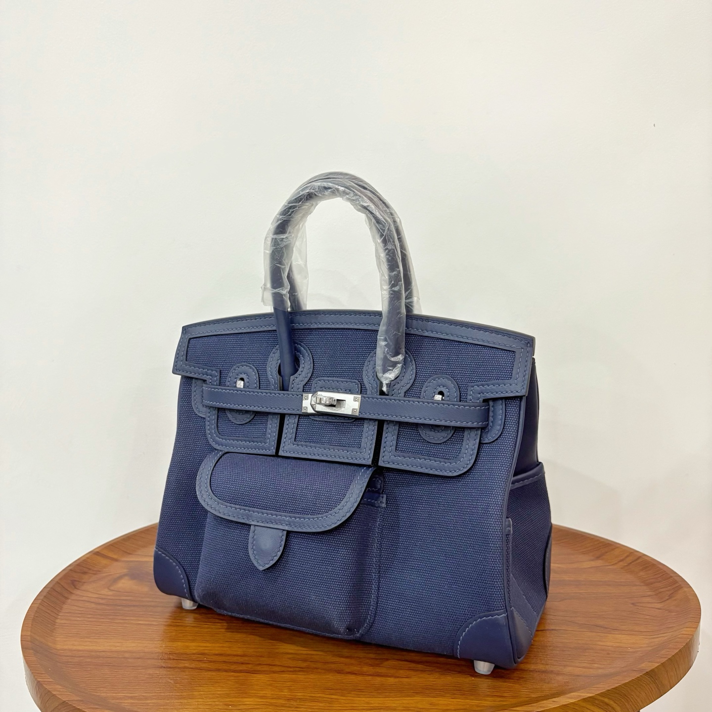 エルメス 全手作りBirkin Cargo?バーキンカーゴ25 2604BLJ2150-B