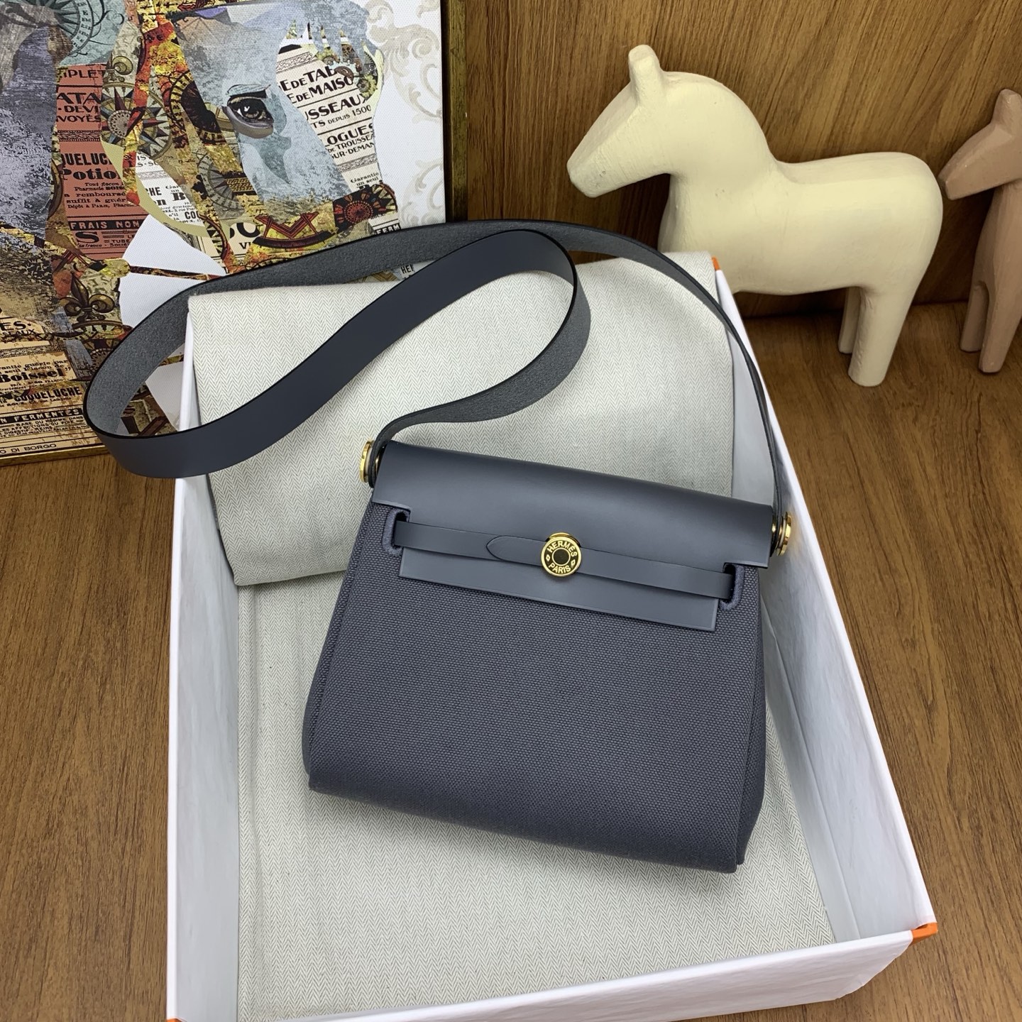エルメス Mini herbag 20CM ショルダーバッグ?ポシェット2604BLJ850-h