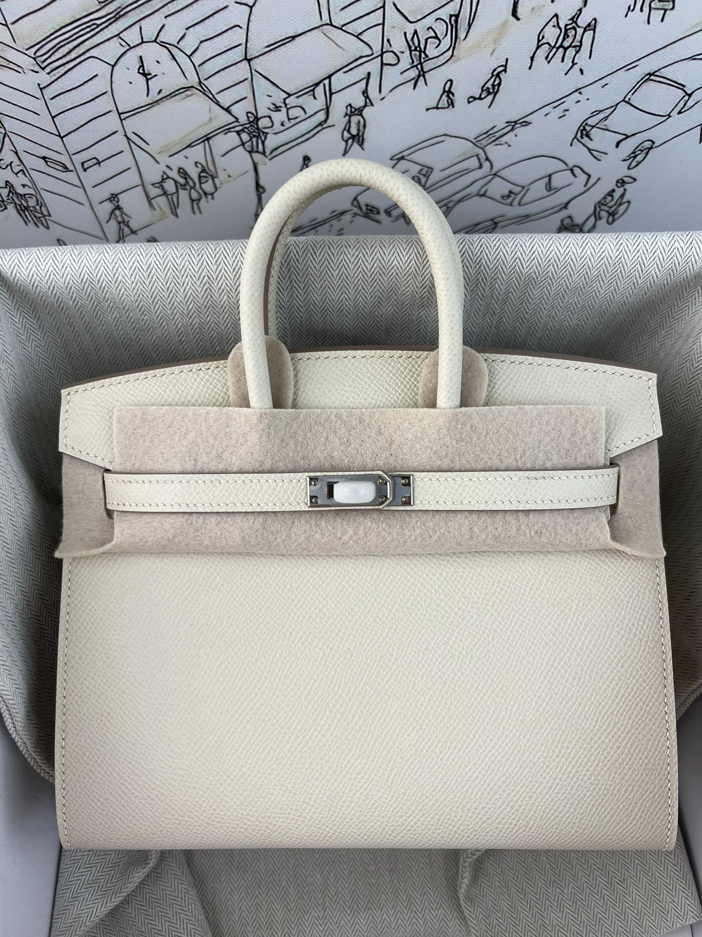 TOP エルメス BIRKIN? バーキン20cm Epson 手作り Beeswax thread 2604