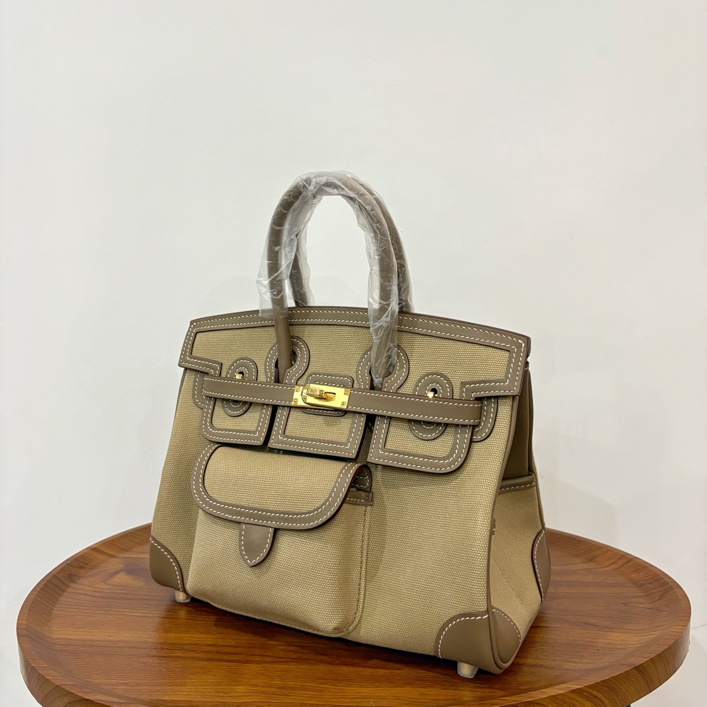 エルメス 全手作りBirkin Cargo?バーキンカーゴ25 2604BLJ2150-B