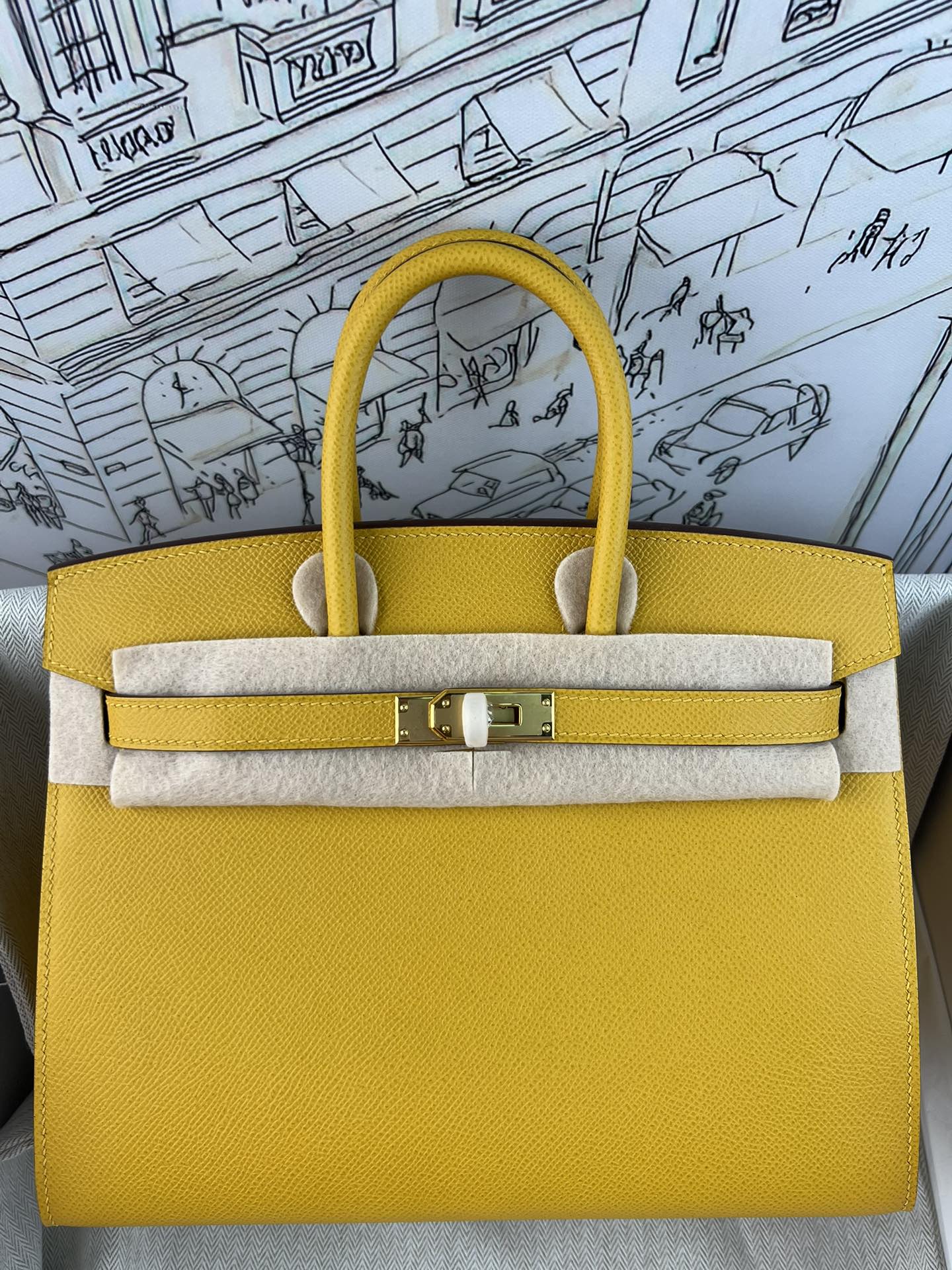人気エルメス通販 Brikin バーキン25cm EPSON 手仕事 wax 外縫い 2604