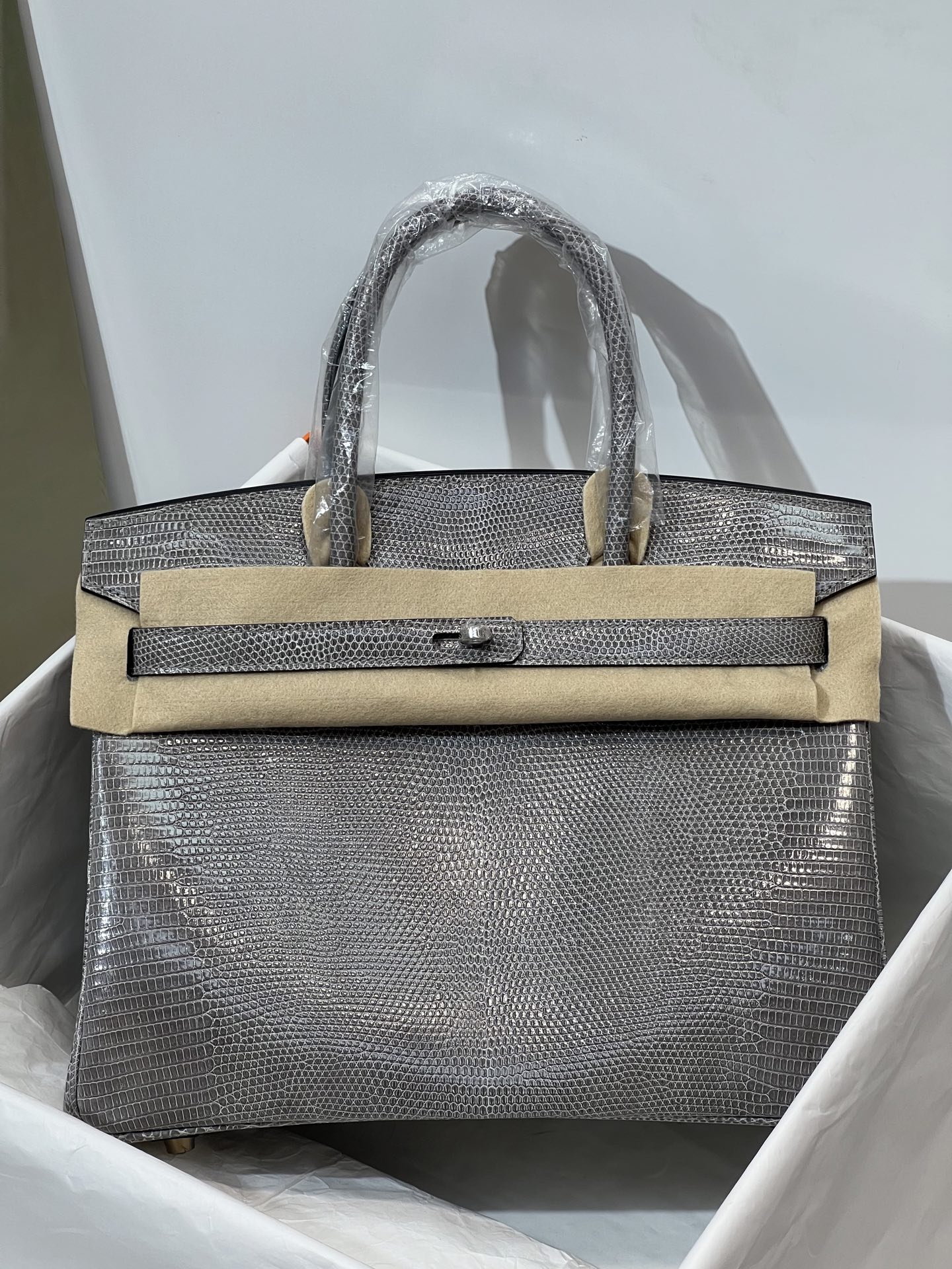 エルメスTOPバーキン25 Birken Hcpリザード全手作り Beeswax thread