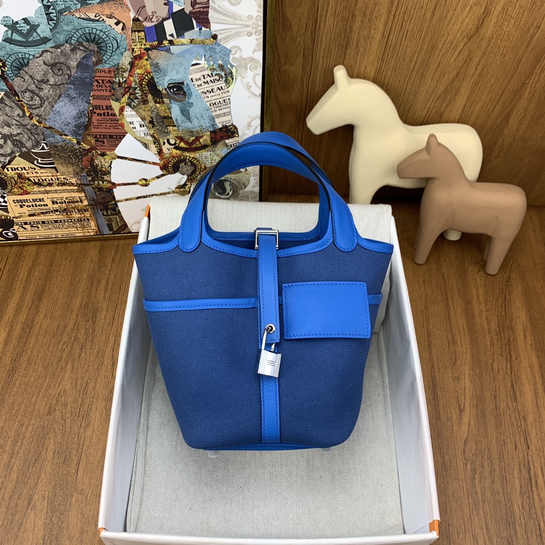 エルメス ピコタンロック 手作り Cargo picotin 18cm swift 260BLJ900-pi