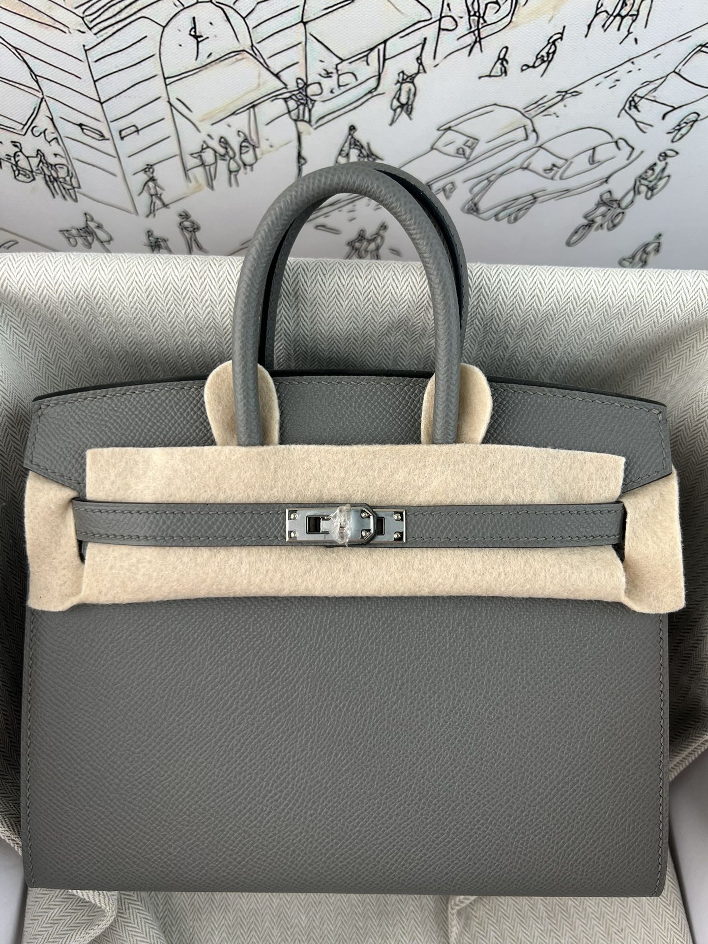 TOP エルメス BIRKIN? バーキン20cm Epson 手作り Beeswax thread 2604