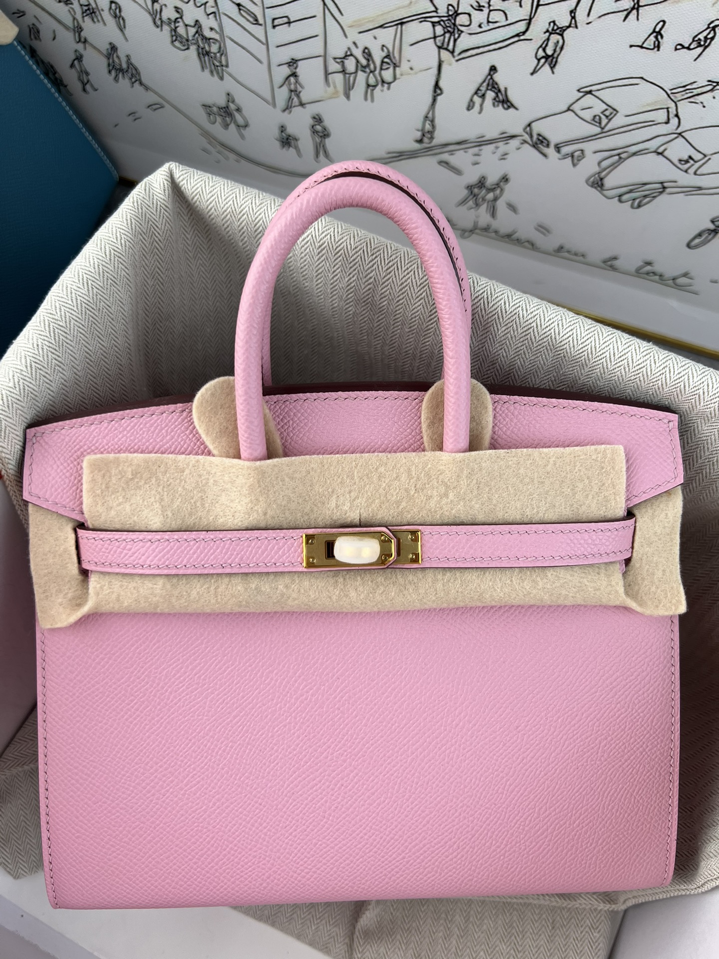TOP エルメス BIRKIN? バーキン20cm Epson 手作り Beeswax thread 2604