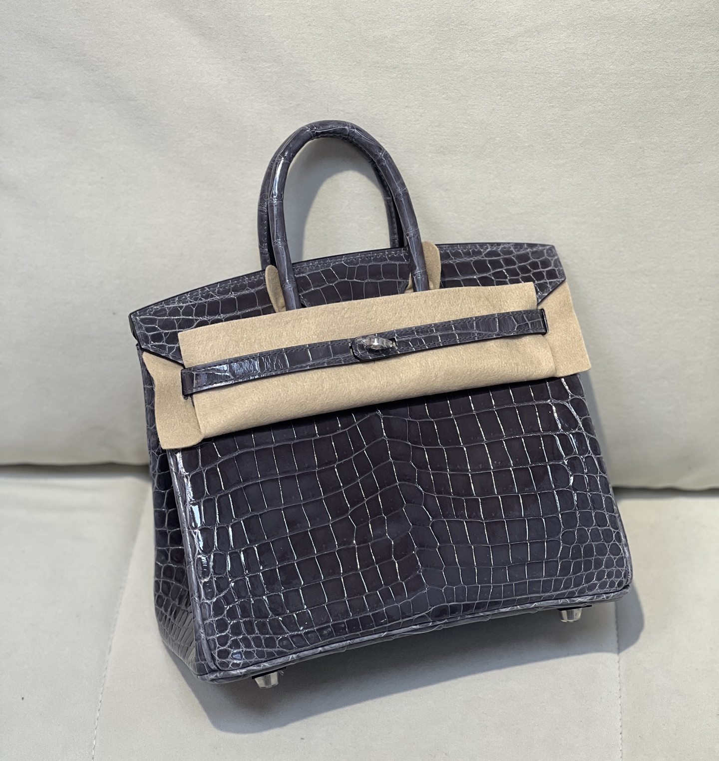 エルメス 最高品質バーキン25cm BIRKIN クロコ 全手作り wax? 個人仕様