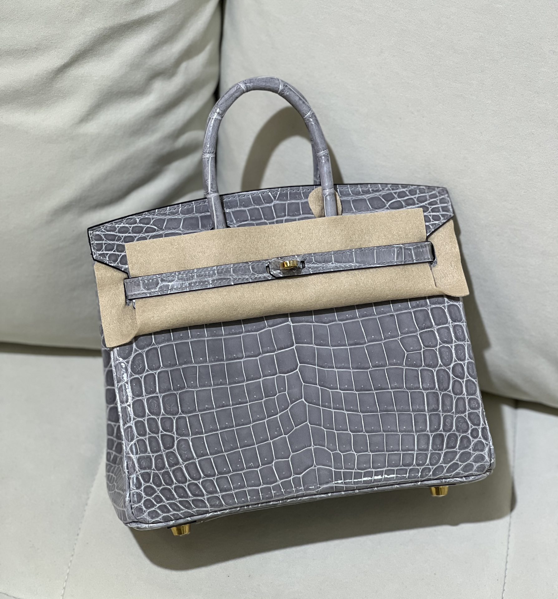 エルメス 最高品質バーキン25cm BIRKIN クロコ 全手作り wax? 個人仕様