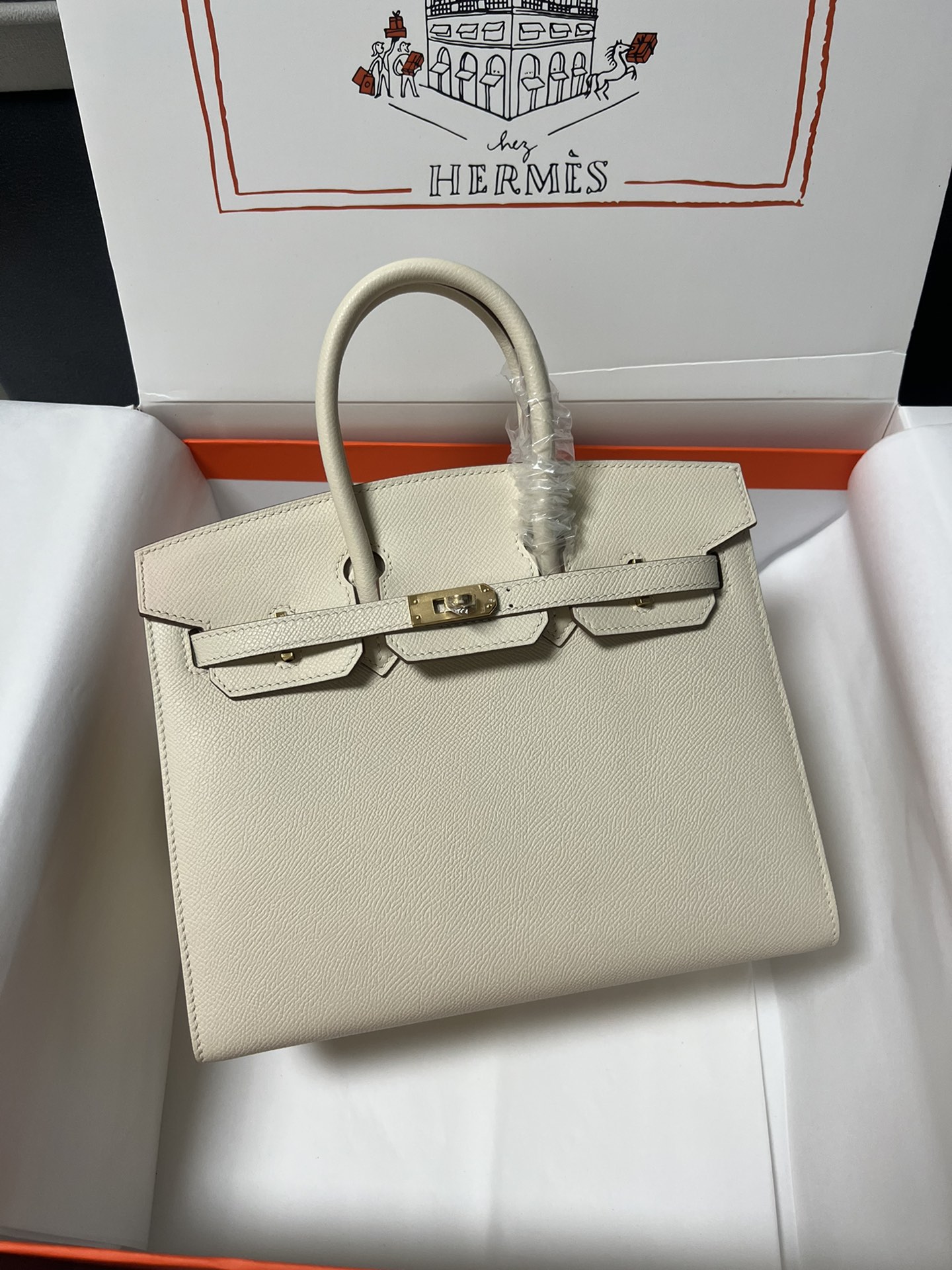 エルメス バーキン 半手作り birkin sellier Epsom 25/30 cm 外縫い