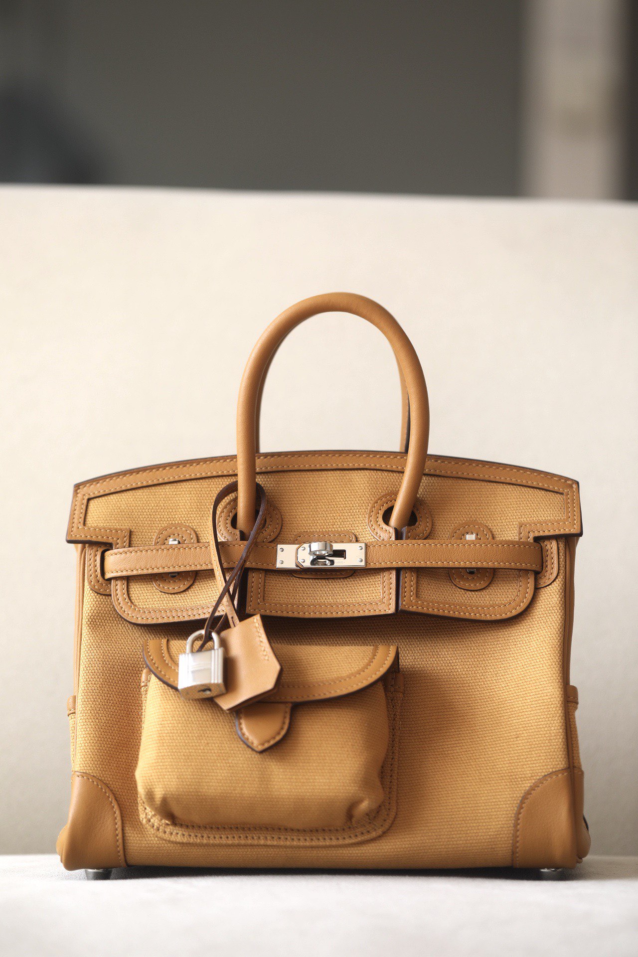 エルメス 全手作りBirkin Cargo?バーキンカーゴ25 2604BLJ2150-B