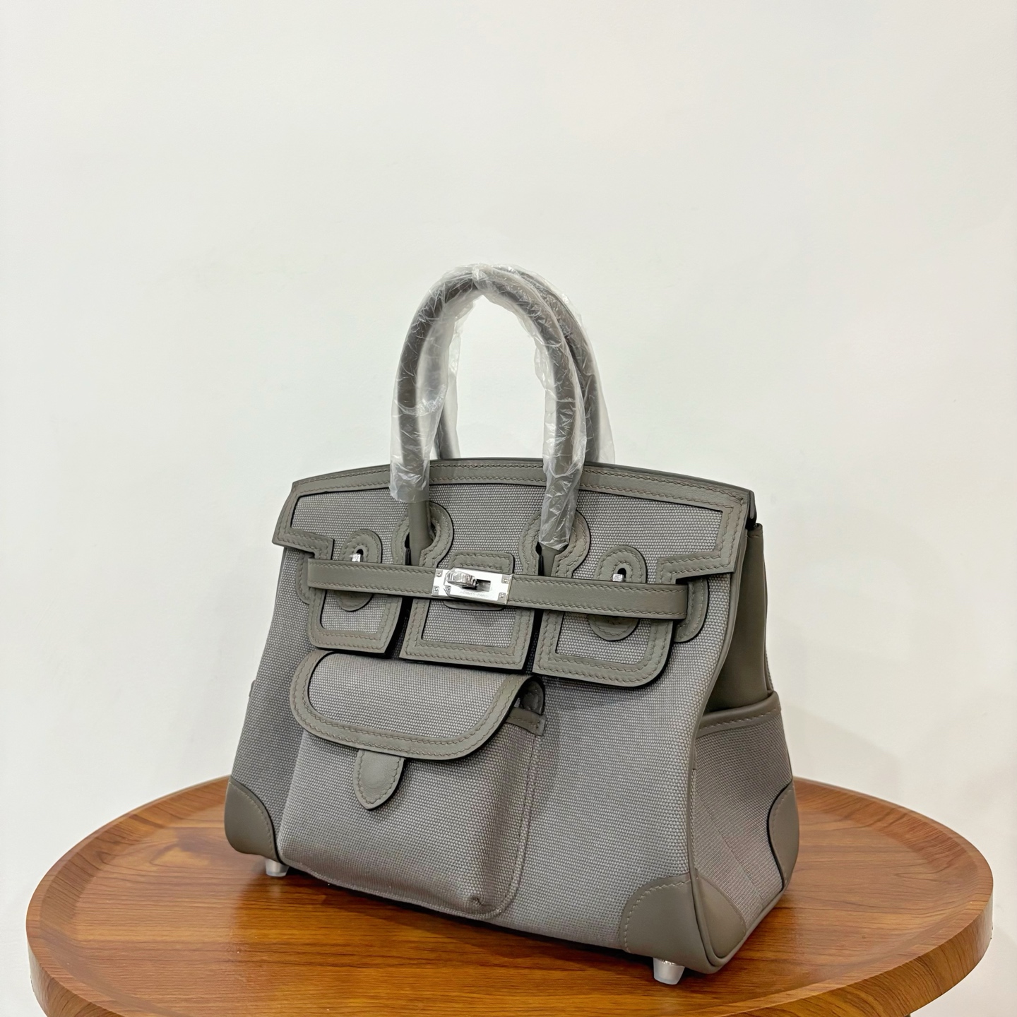 エルメス 全手作りBirkin Cargo?バーキンカーゴ25 2604BLJ2150-B