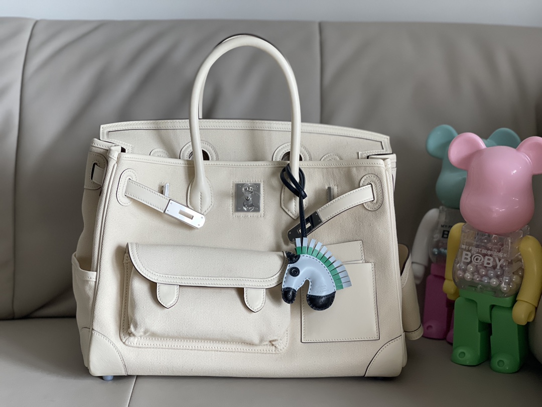 エルメス 全手作りBirkin Cargo?バーキンカーゴ35 2604BLJ2500-B