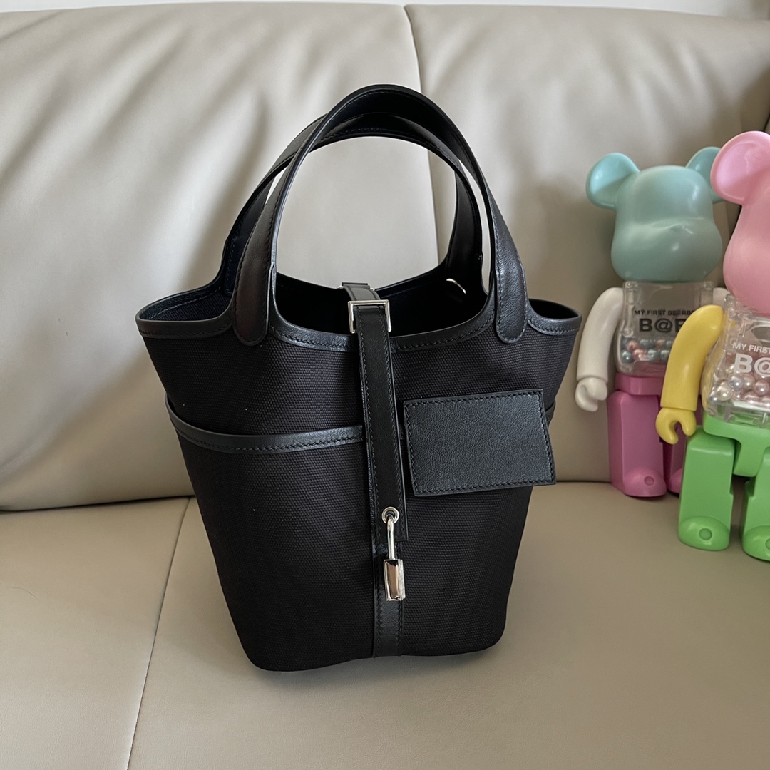 エルメス ピコタンロック 手作り Cargo picotin 18cm swift 260BLJ900-pi