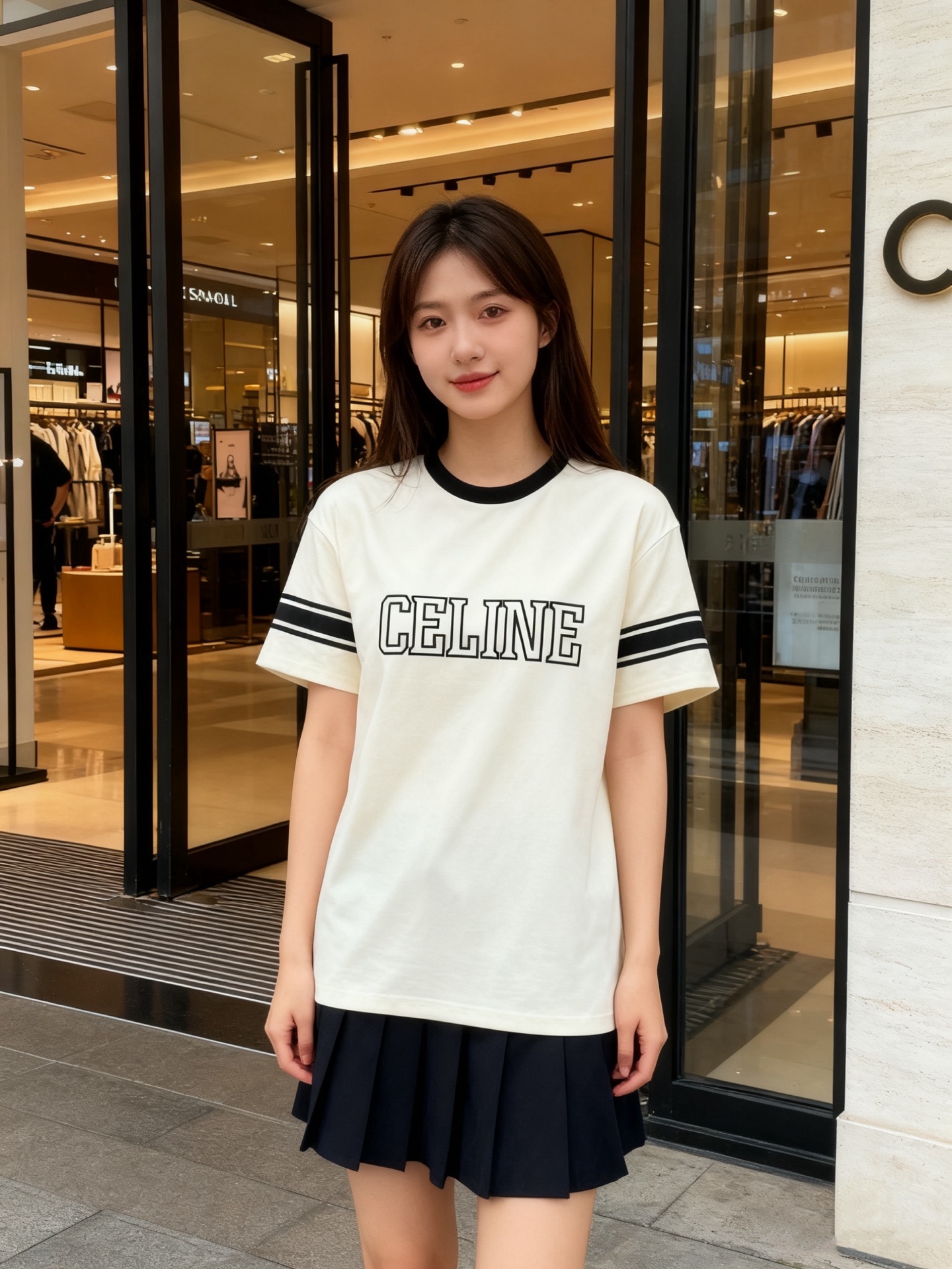 女性セリーヌ 2026SS春夏 半袖Tシャツ トップス