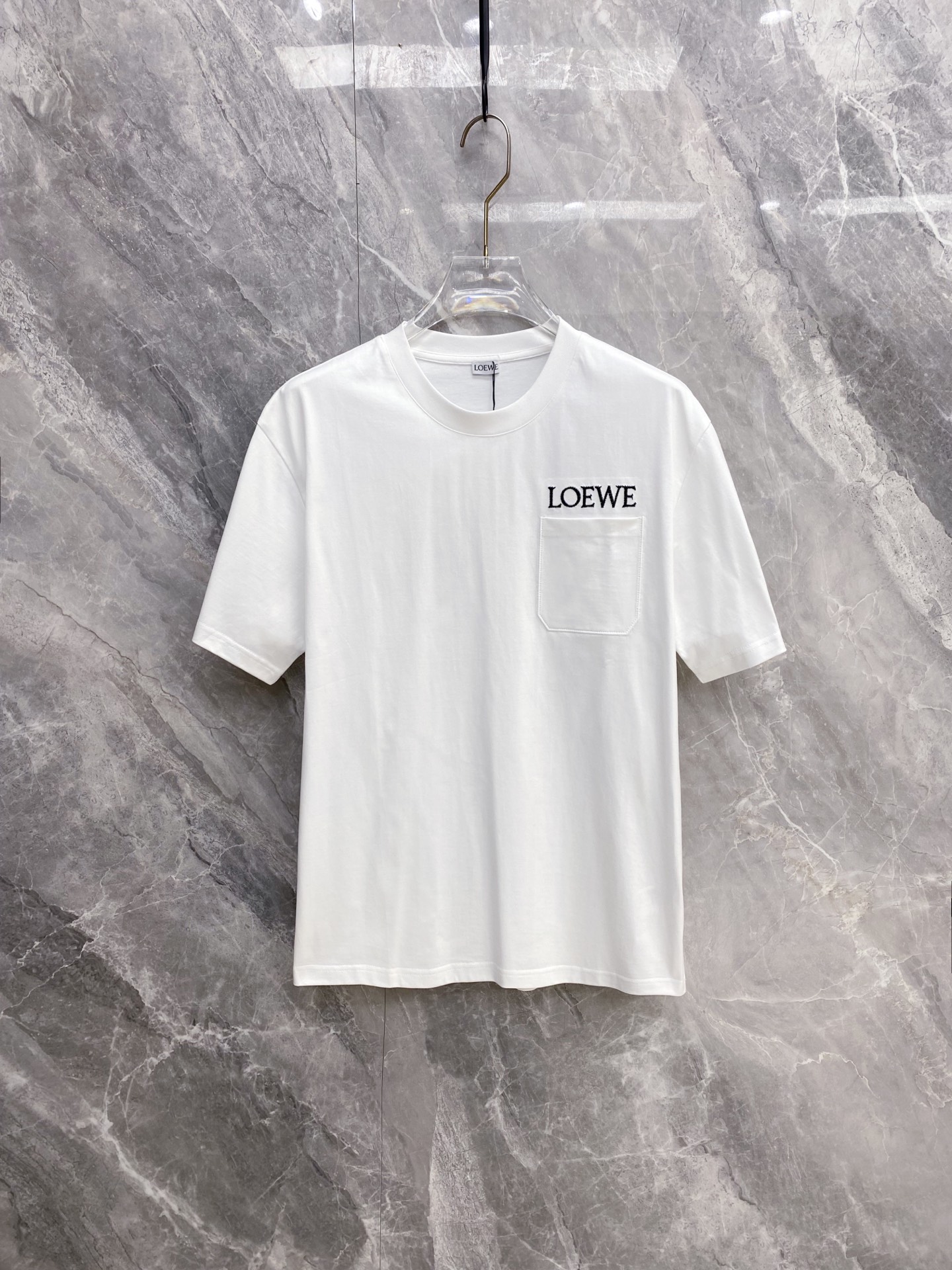人気商品ロエベ 春夏 半袖Tシャツ トップス メンズ