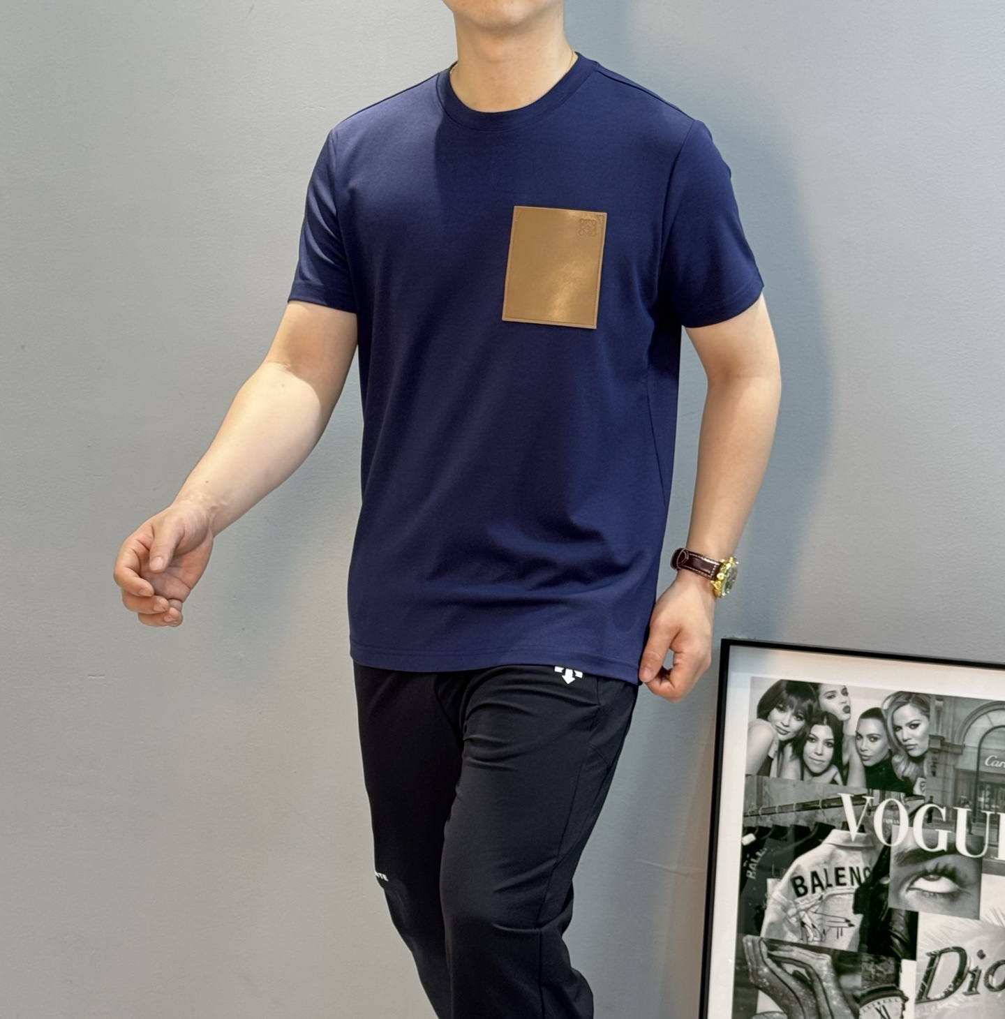 人気商品ロエベ 春夏 半袖Ｔシャツ トップス メンズ