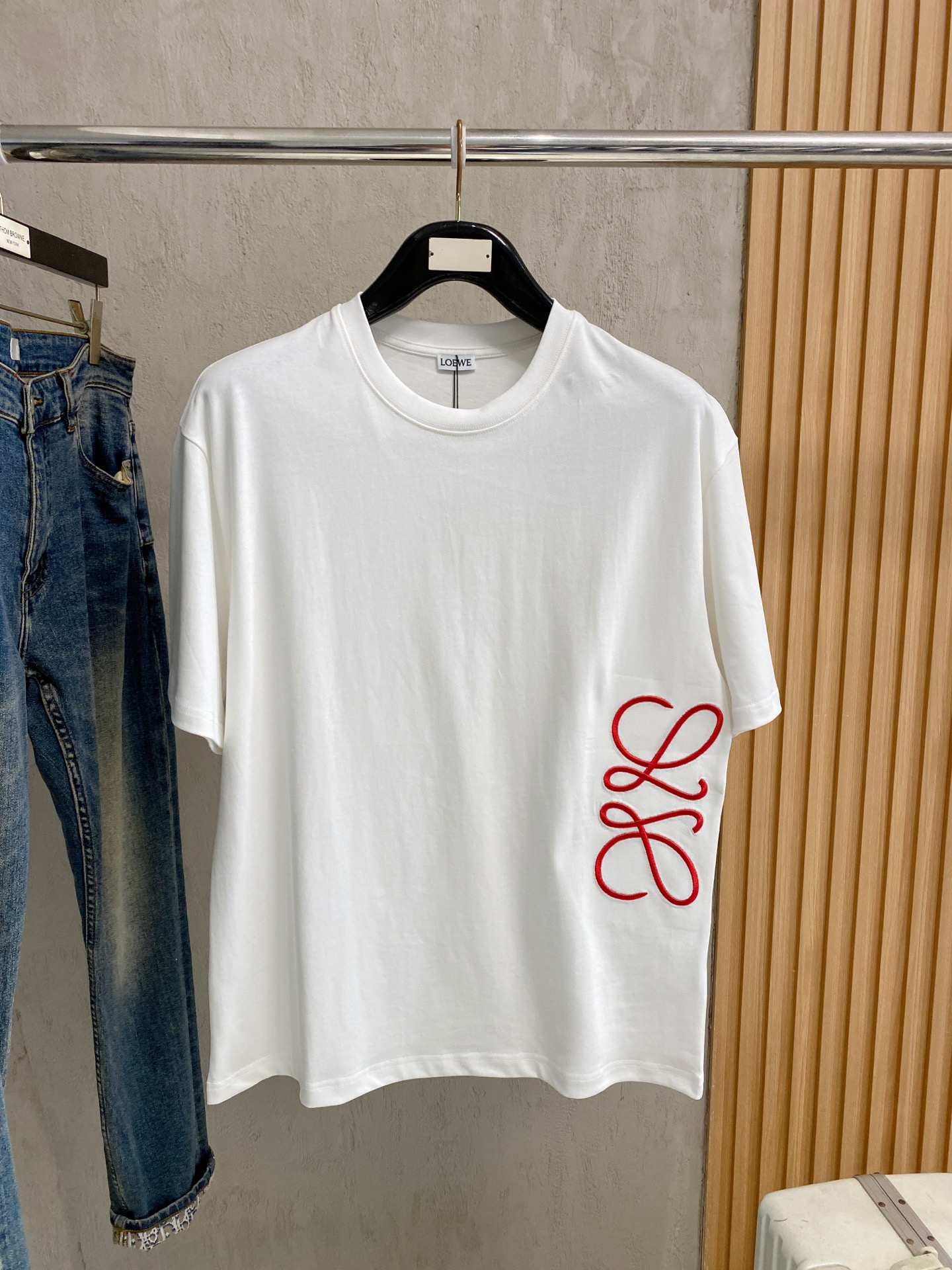人気商品ロエベ 春夏 半袖Ｔシャツ トップス 男女兼着