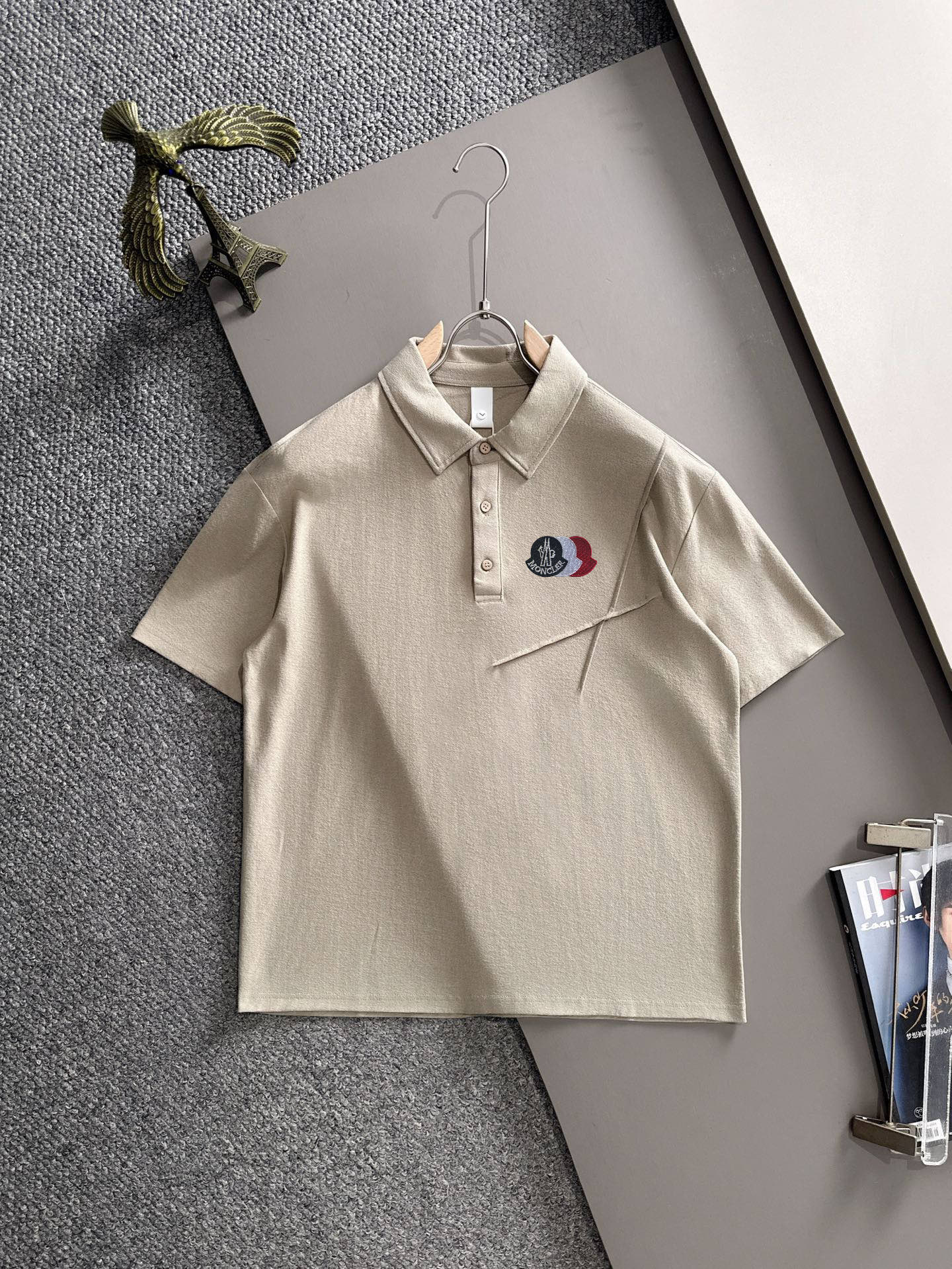 モンクレール 2026SS春夏 半袖Ｔシャツ トップス 男性