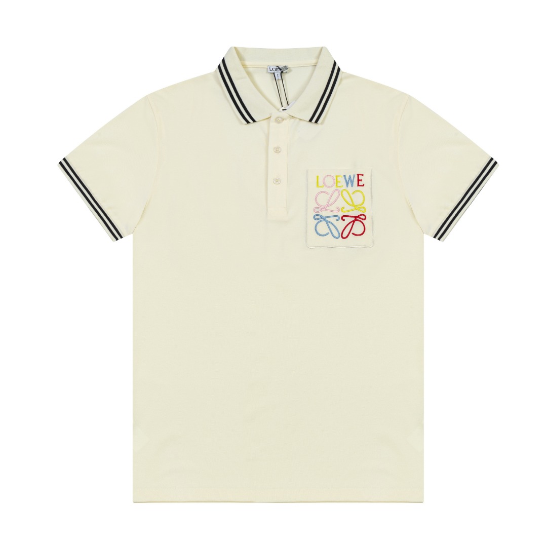 人気商品ロエベ 春夏 半袖Tシャツ トップス メンズ
