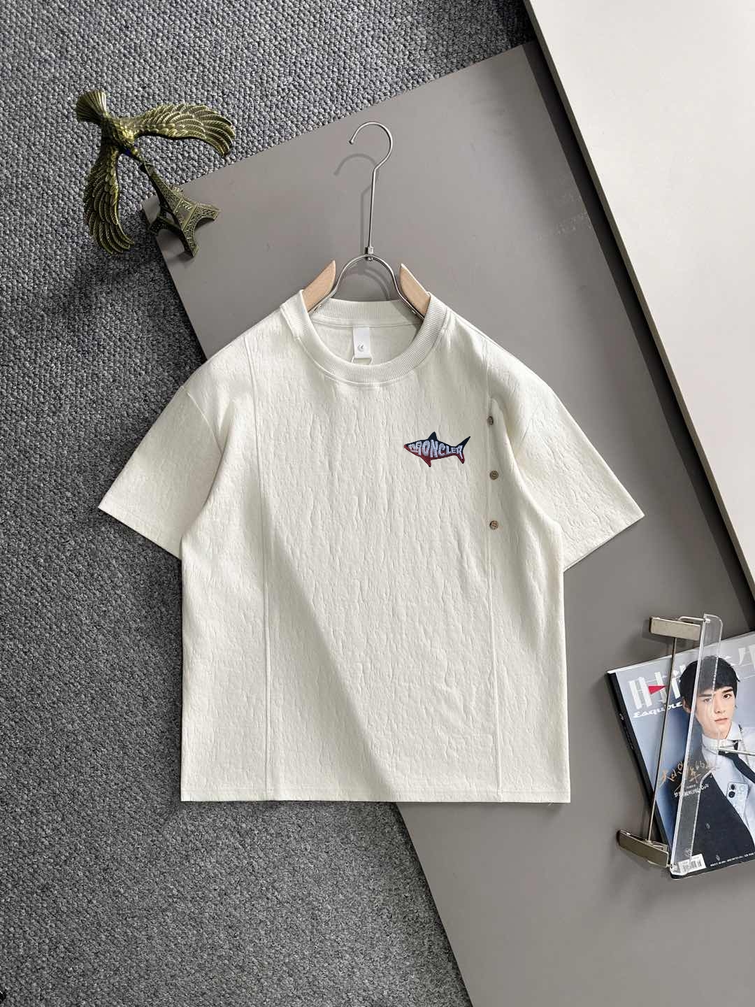 モンクレール 2026SS春夏 半袖Ｔシャツ トップス 男性