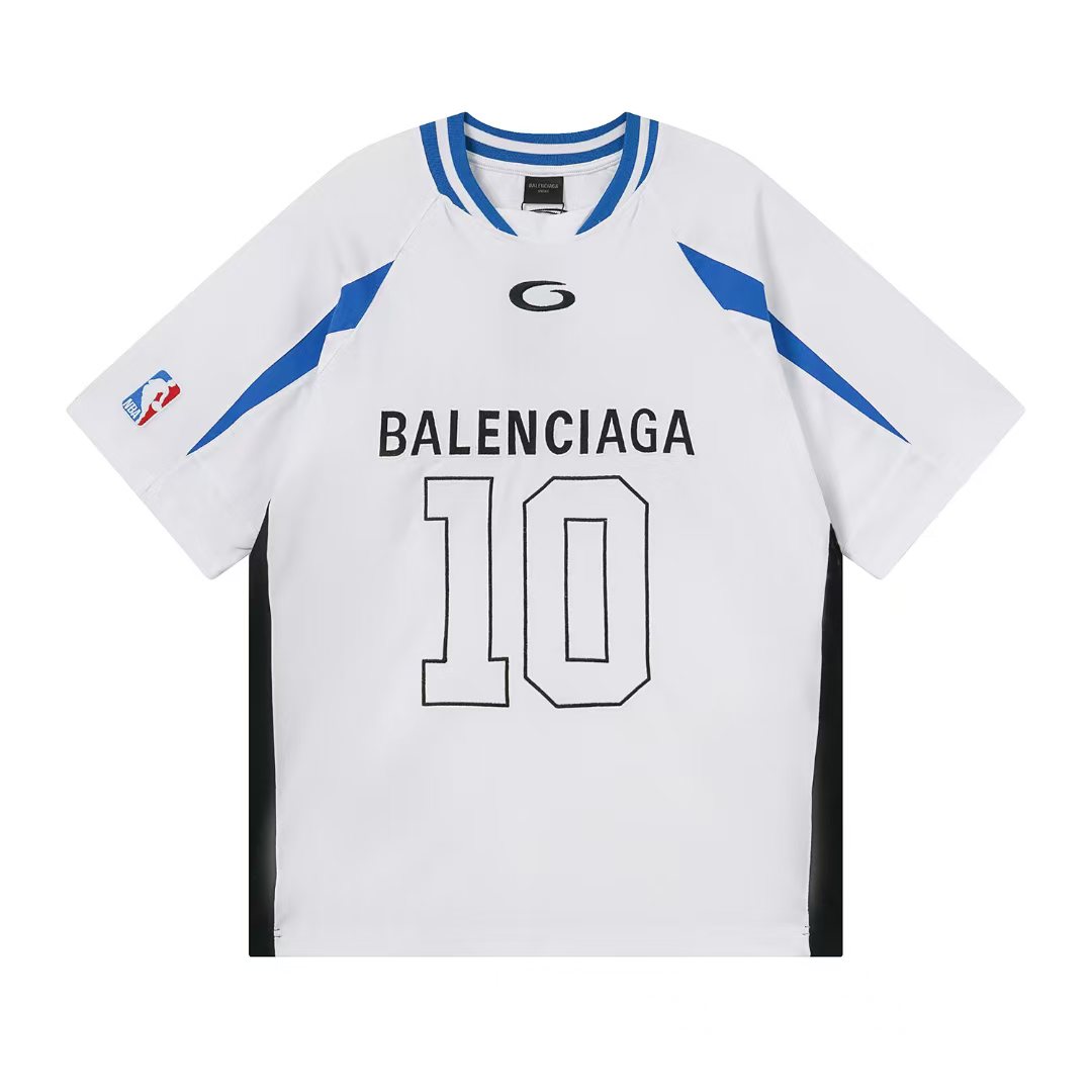 26SS春夏服 バレンシアガ&NBA ユニフォーム/半袖Tシャツ  メンズ