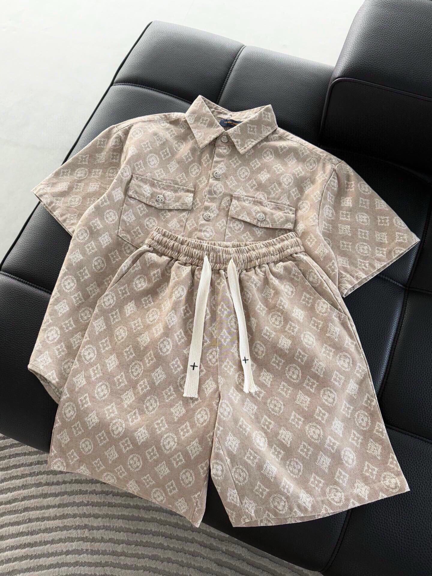26SS春夏服 ルイヴィトン 上下服 セットアップ メンズ