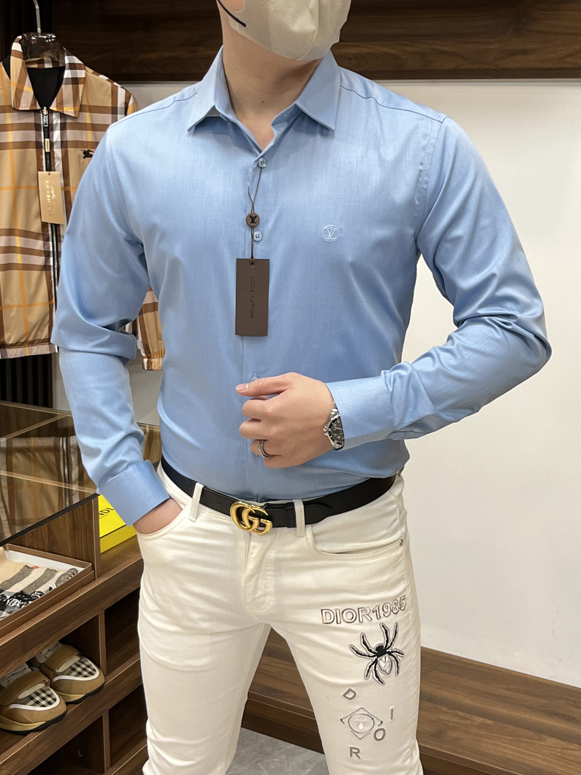 26SS春夏服 ルイヴィトン ワイシャツ トップス  メンズ
