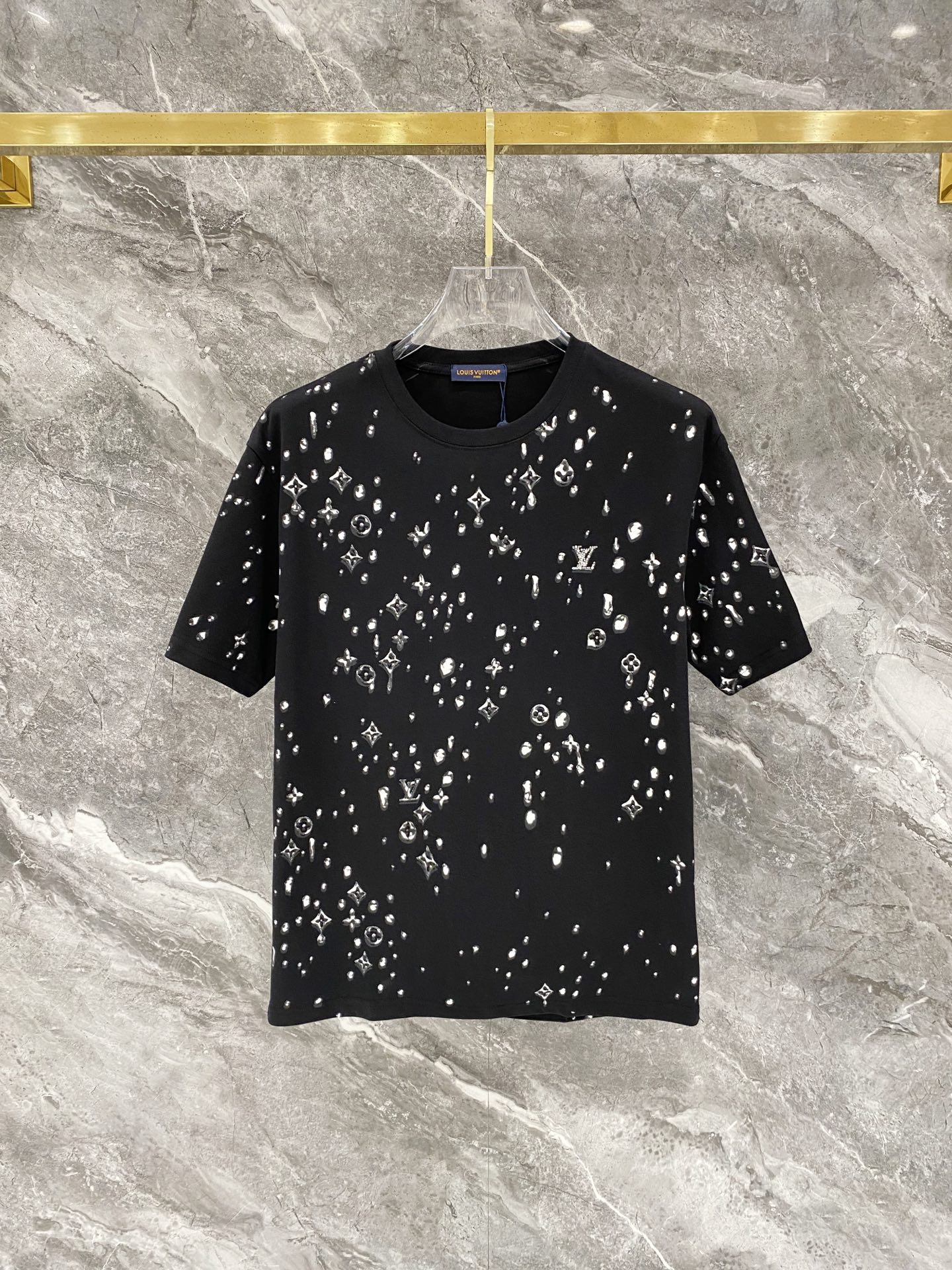 26SS春夏服 ルイヴィトン 半袖Tシャツ トップス 男女兼着