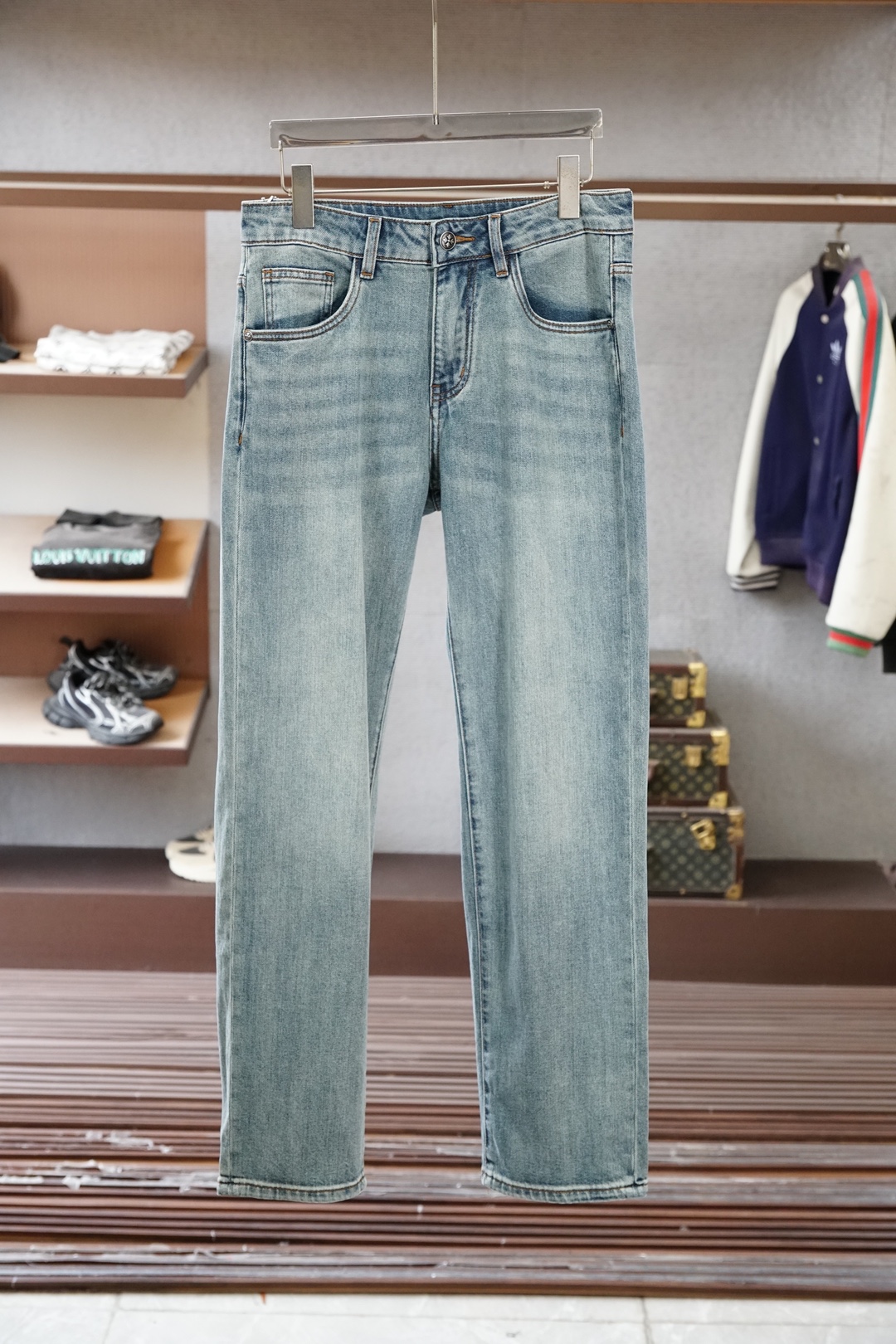 26SS春夏服 クロムハーツ ジーンズ ズボン 男性