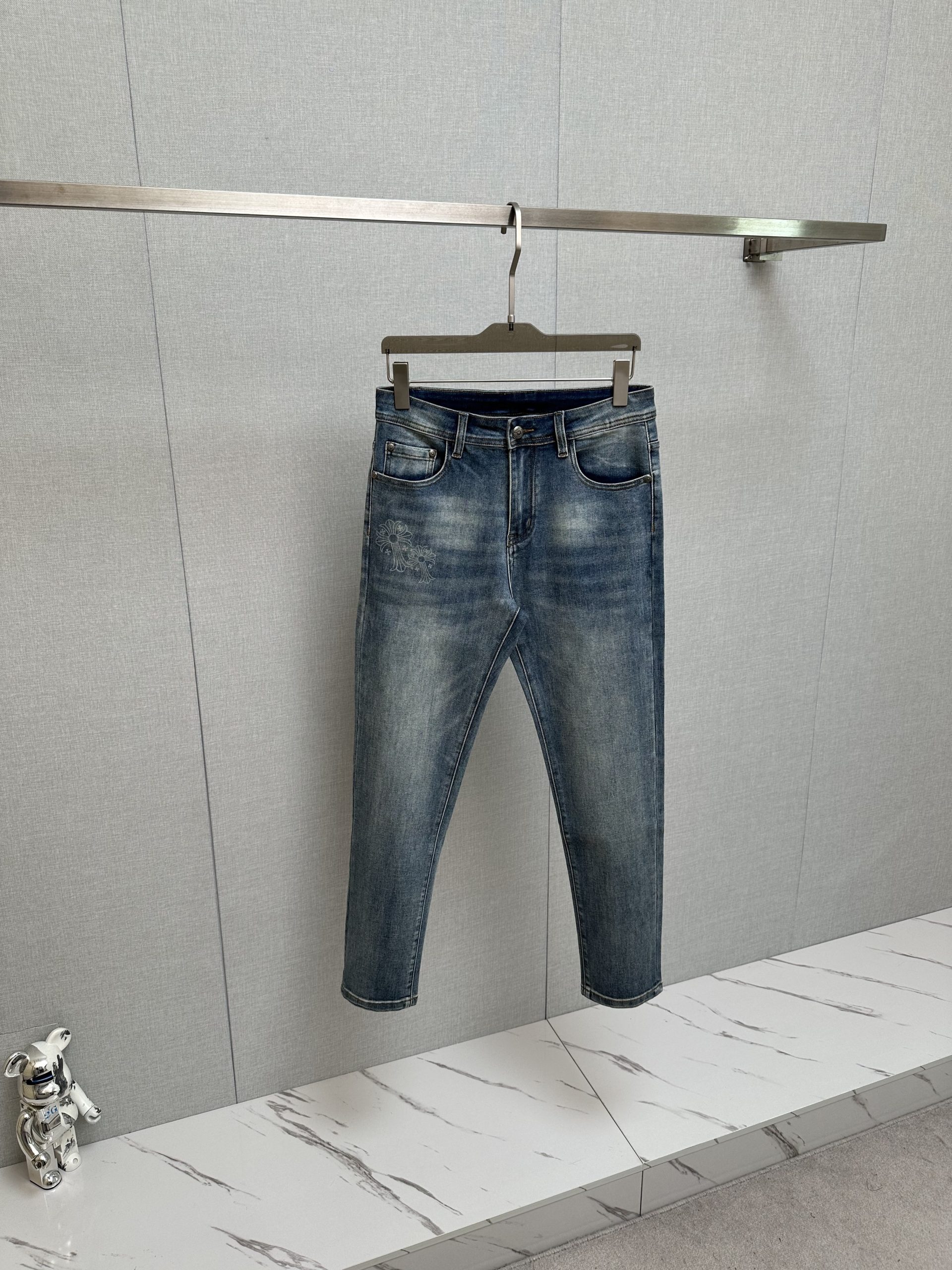 26SS春夏服 クロムハーツ ジーンズ ズボン メンズ