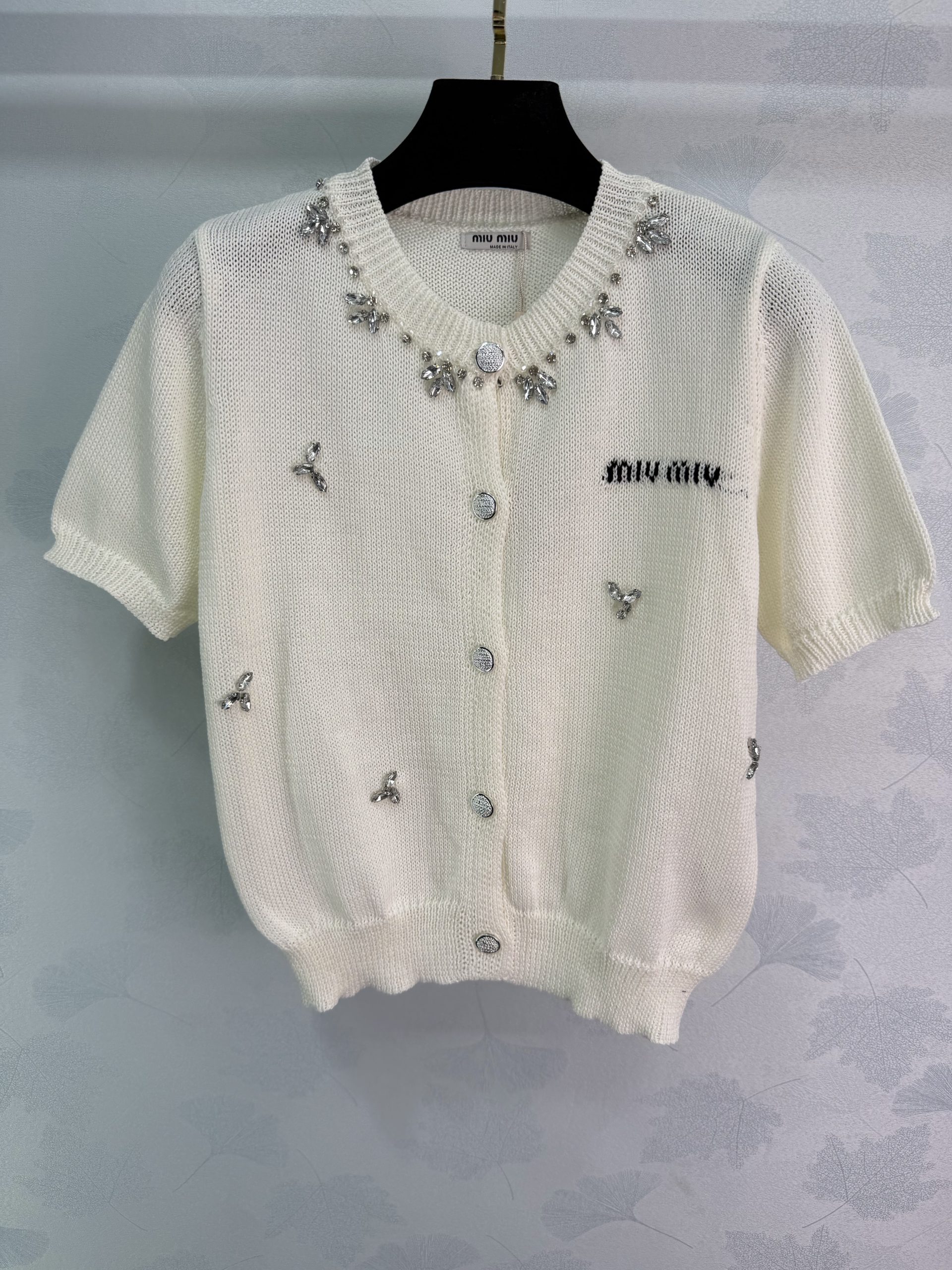 26新春婦人服 ミュウミュウ 半袖Tシャツ トップス