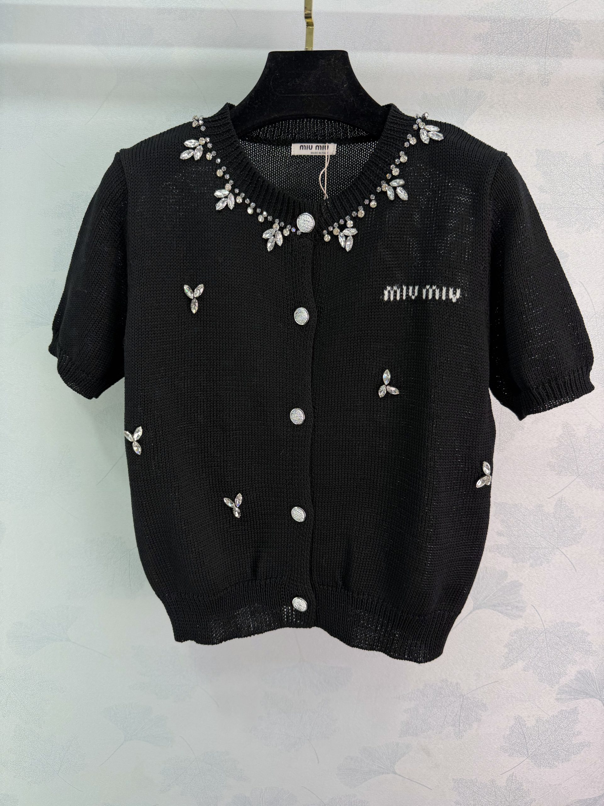 26新春婦人服 ミュウミュウ 半袖Tシャツ トップス