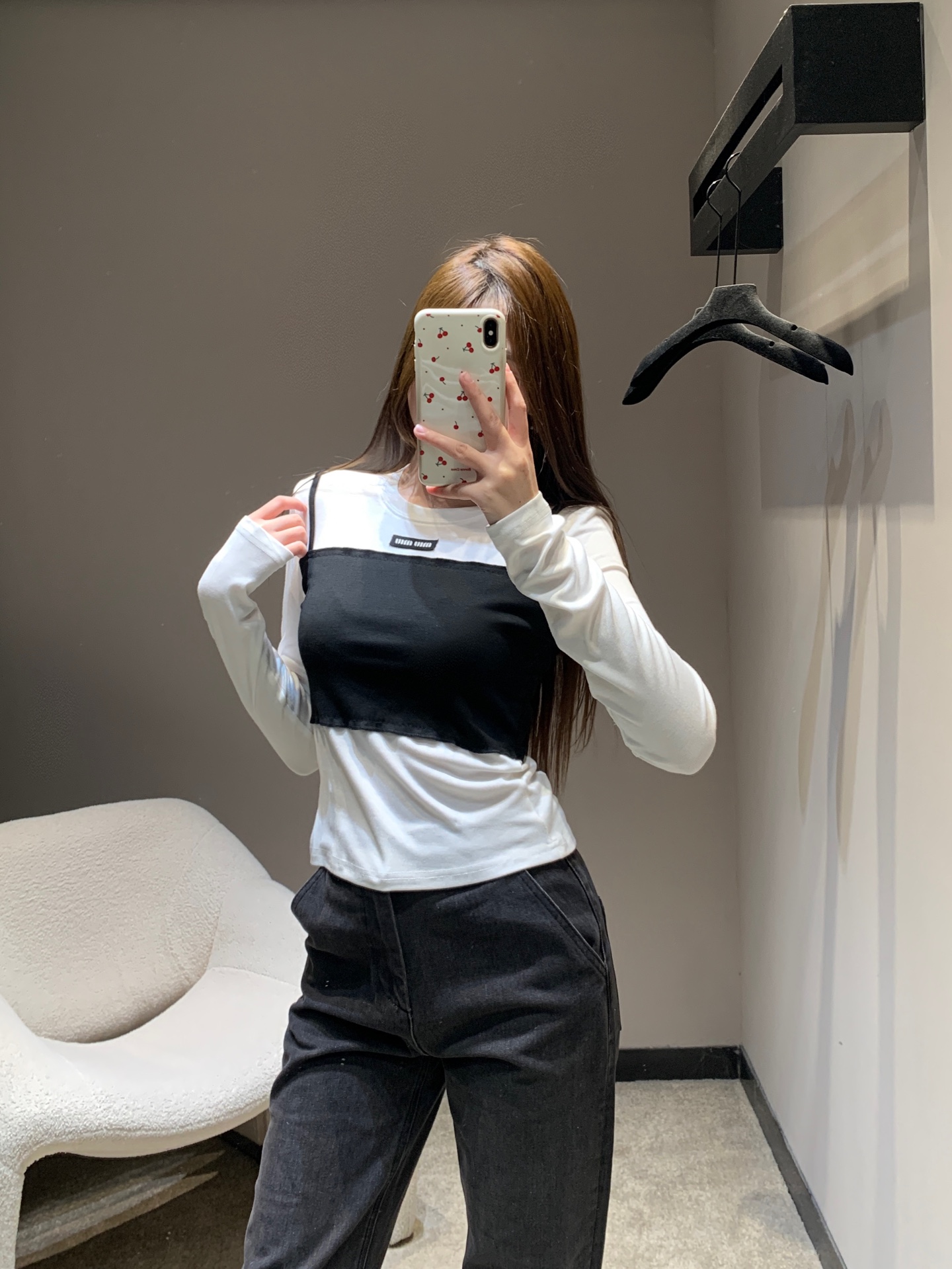 26新春婦人服 ミュウミュウ 長袖Tシャツ トップス