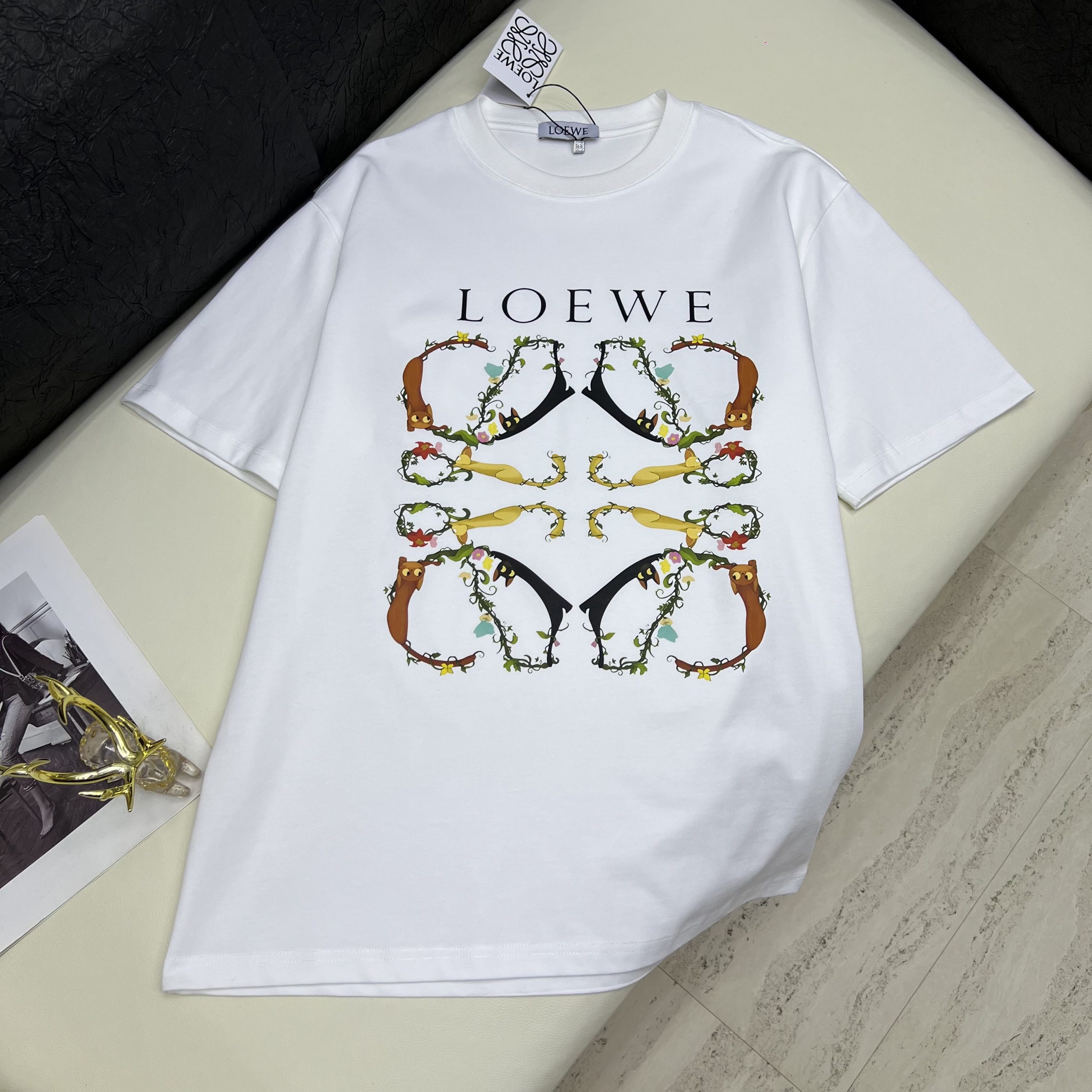 26新春婦人服 ロエベ 半袖Tシャツ トップス