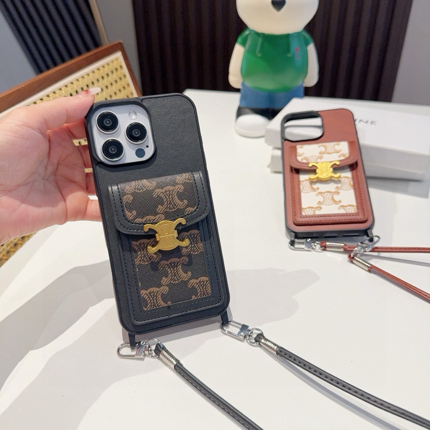 ★セリーヌ★携帯ケースシリーズ iphone17/pro/promax、16/pro/promax、15/pro/promax、14/pro/promax、13/pro/promax AAJ65