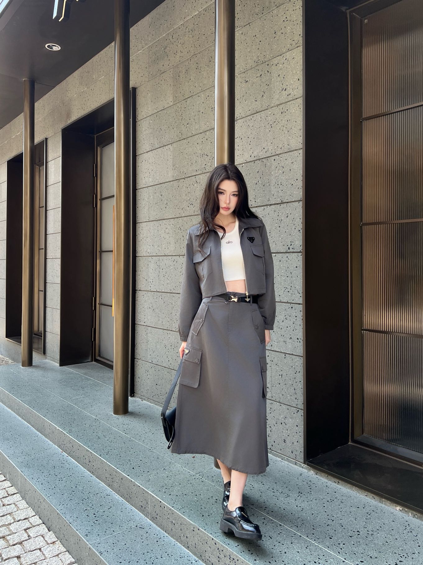 26新春婦人服 プラダ 上下服 セットアップ