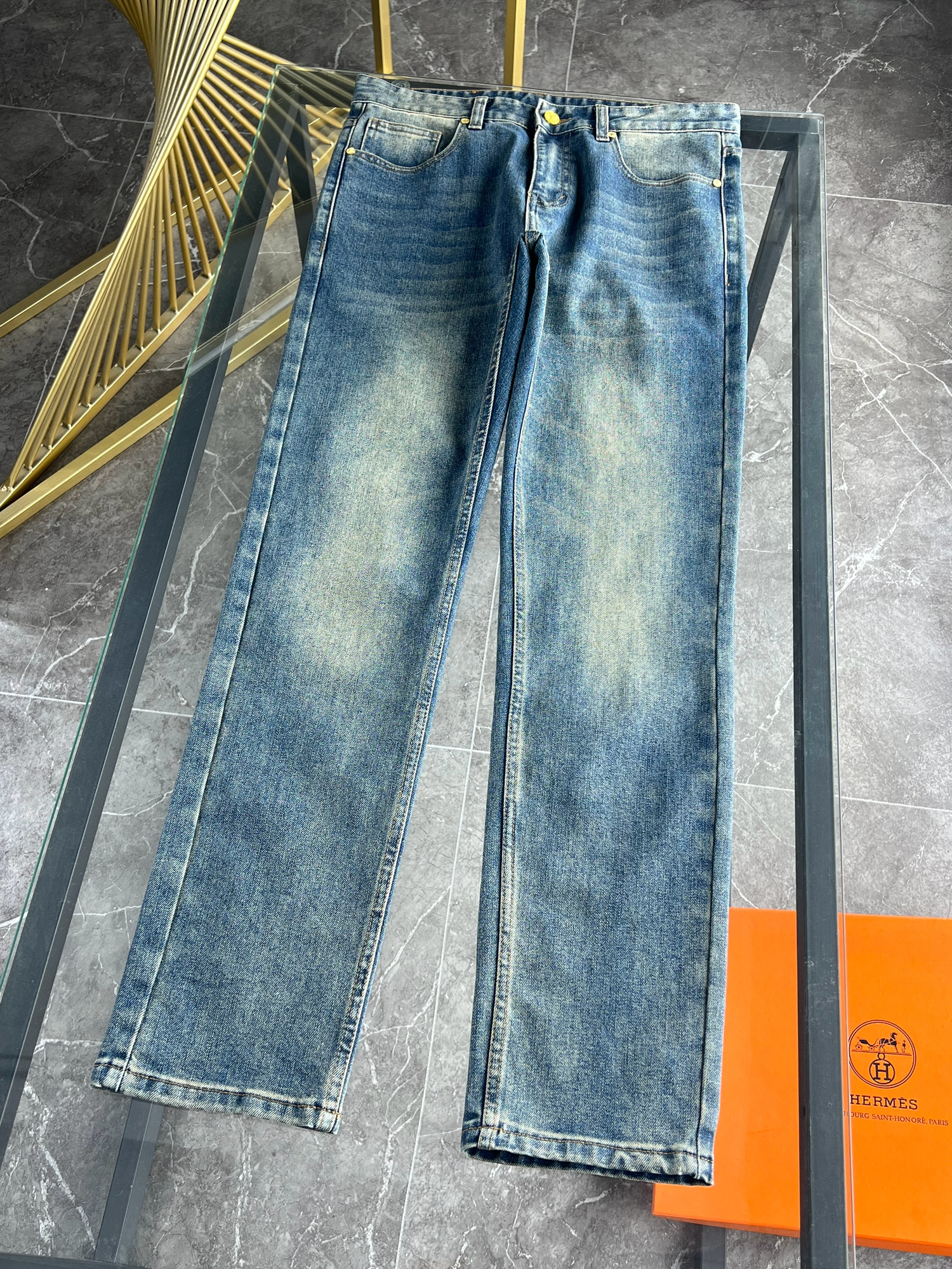 25-服 ルイヴィトン ジーンズ ズボン