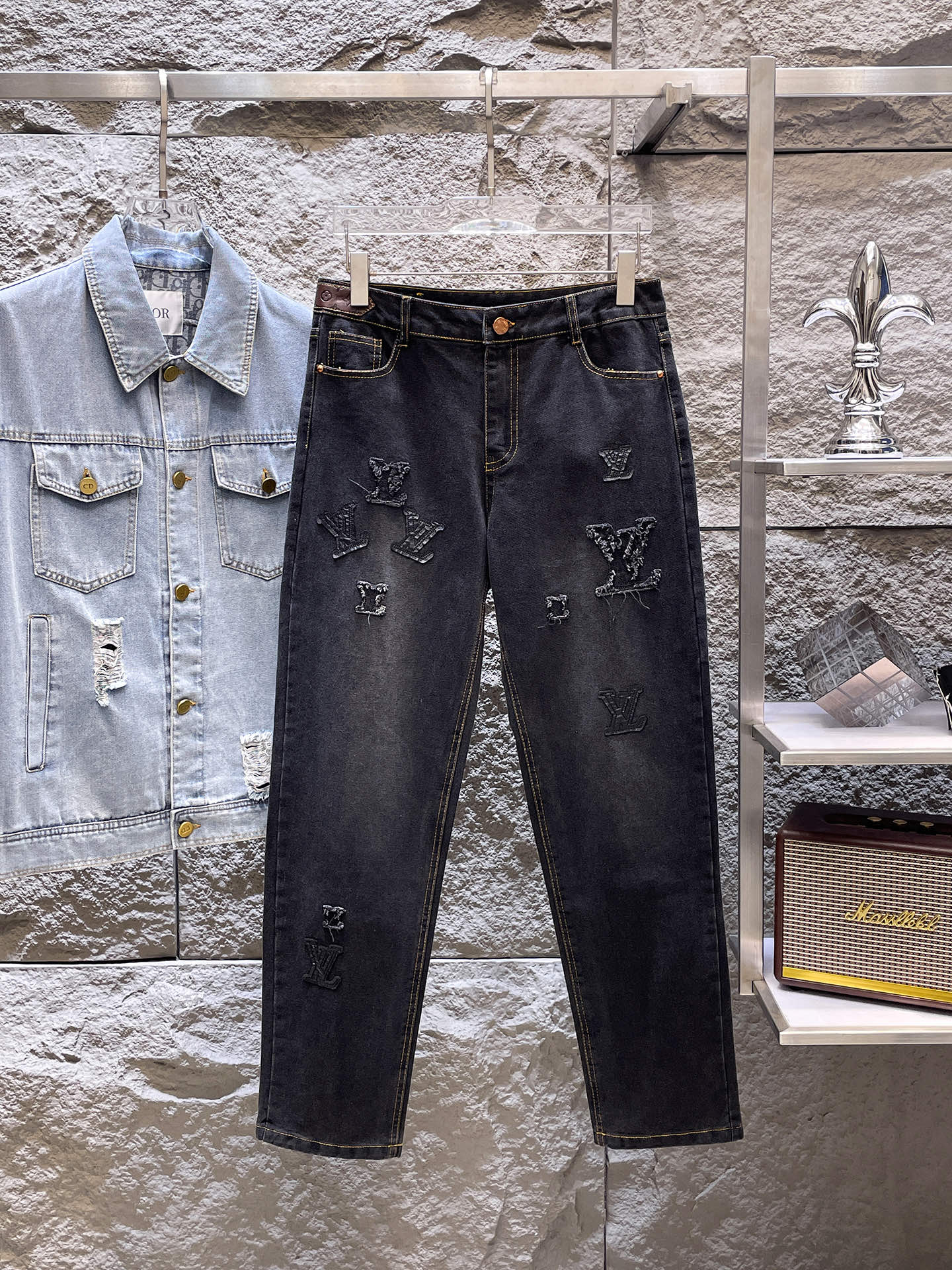 25-服 ルイヴィトン ジーンズ ズボン