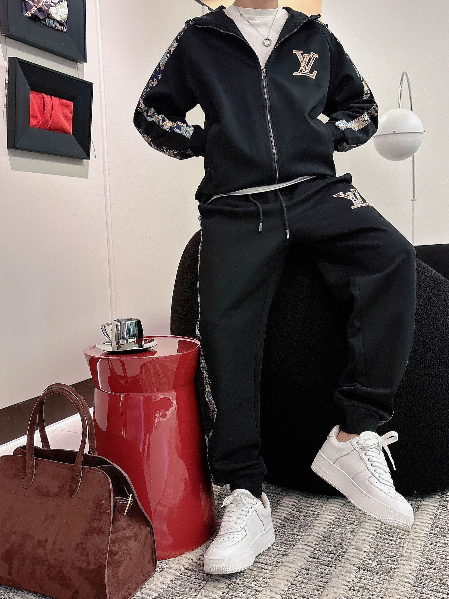 人気商品 服 ルイヴィトン 上下服 ブレザーセット